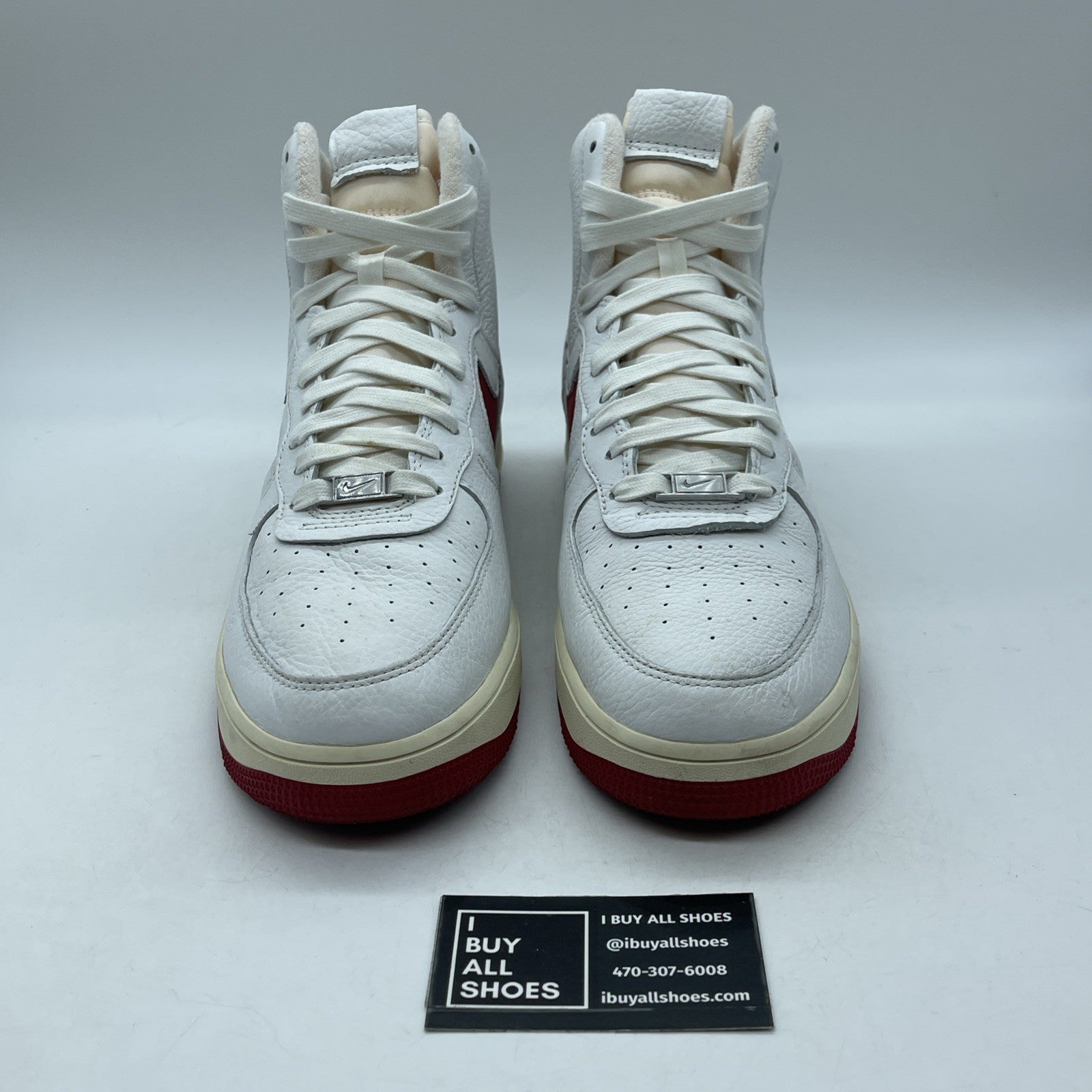 Size 11.5 - Nike Air Force 1 High Sculpt Red White Leather (DC3590-100)