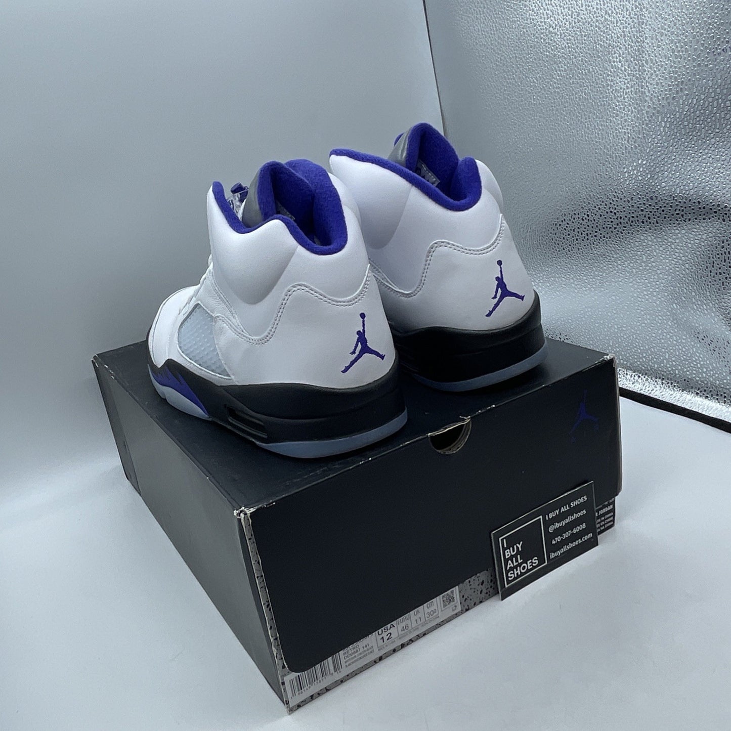 Size 12 - Air Jordan 5 Concord 2022 (DD05587-141)