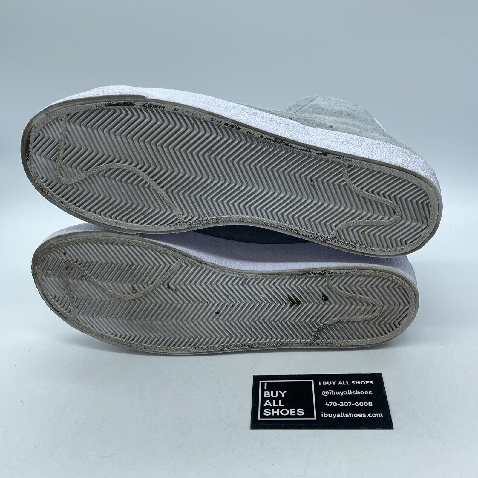 Size 8 - Nike Blazer '77 Suede Mid Light Smoke Grey White Suede (CI1172-004)