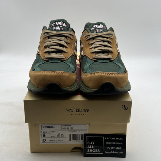 Size 8 - New Balance Teddy Santis x 990v3 Made in USA Tan Green (M990WG3)