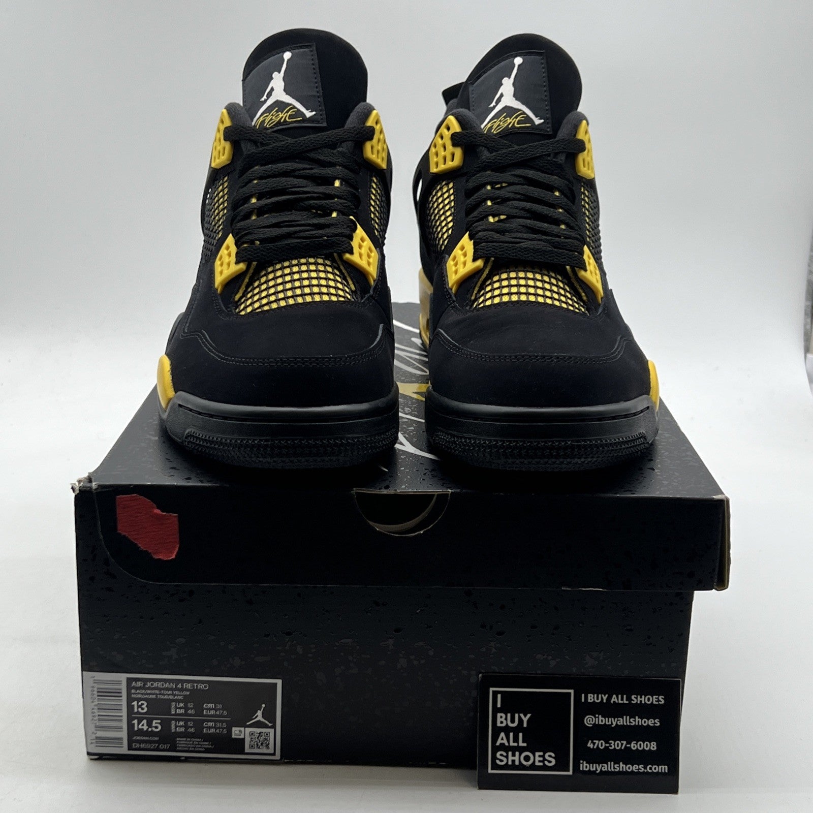 Size 13 - Air Jordan 4 Retro Mid Thunder (DH6927-017)