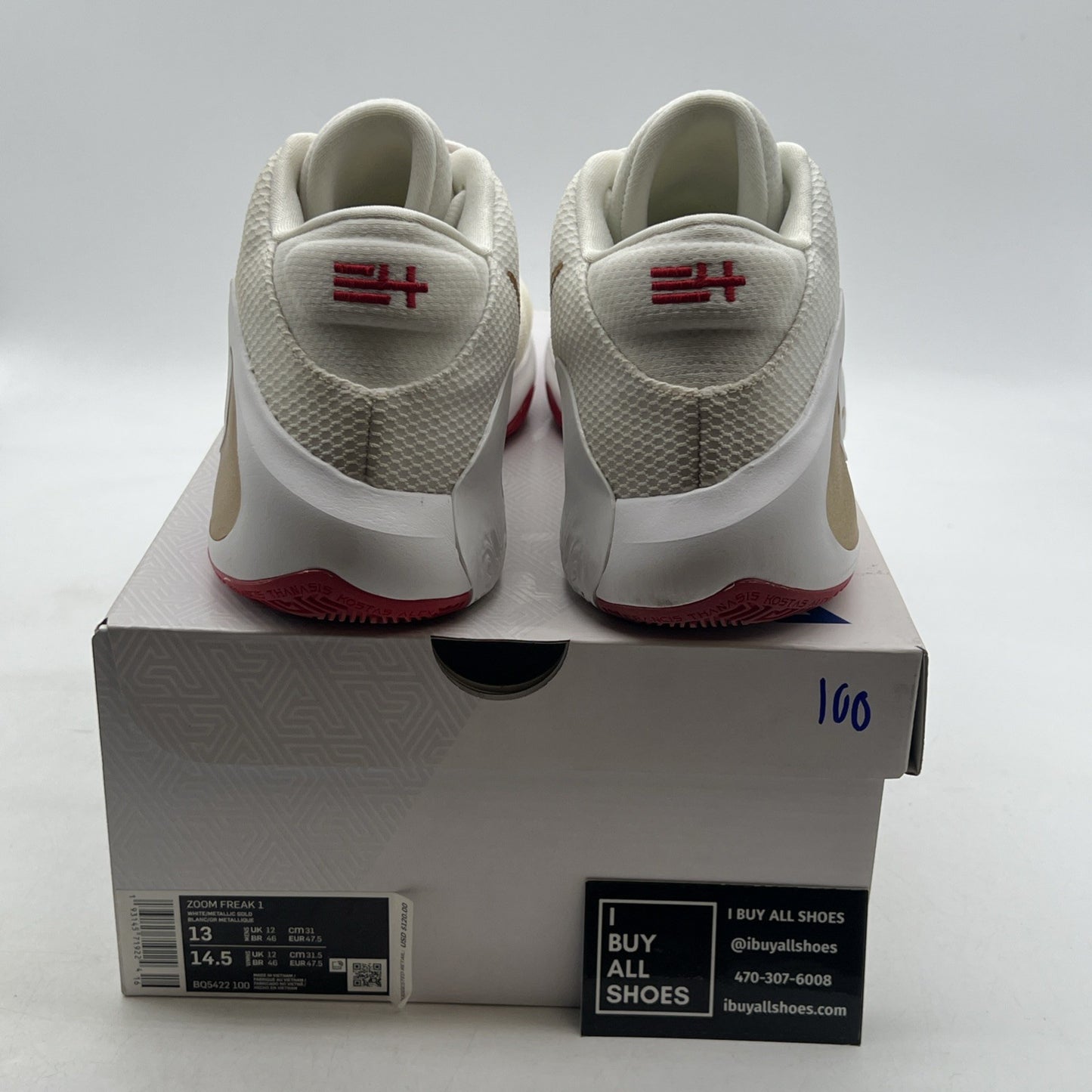 Size 13 - Nike Zoom Freak 1 Roses (BQ5422-100)