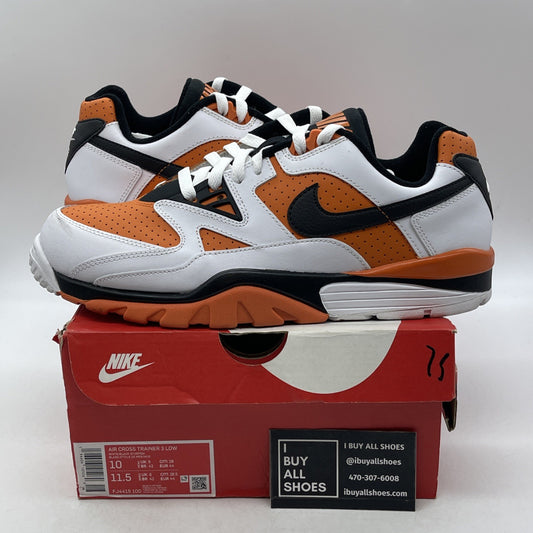 Size 10 - Air Cross Trainer 3 Low Starfish White Orange Leather (FJ4415-100)