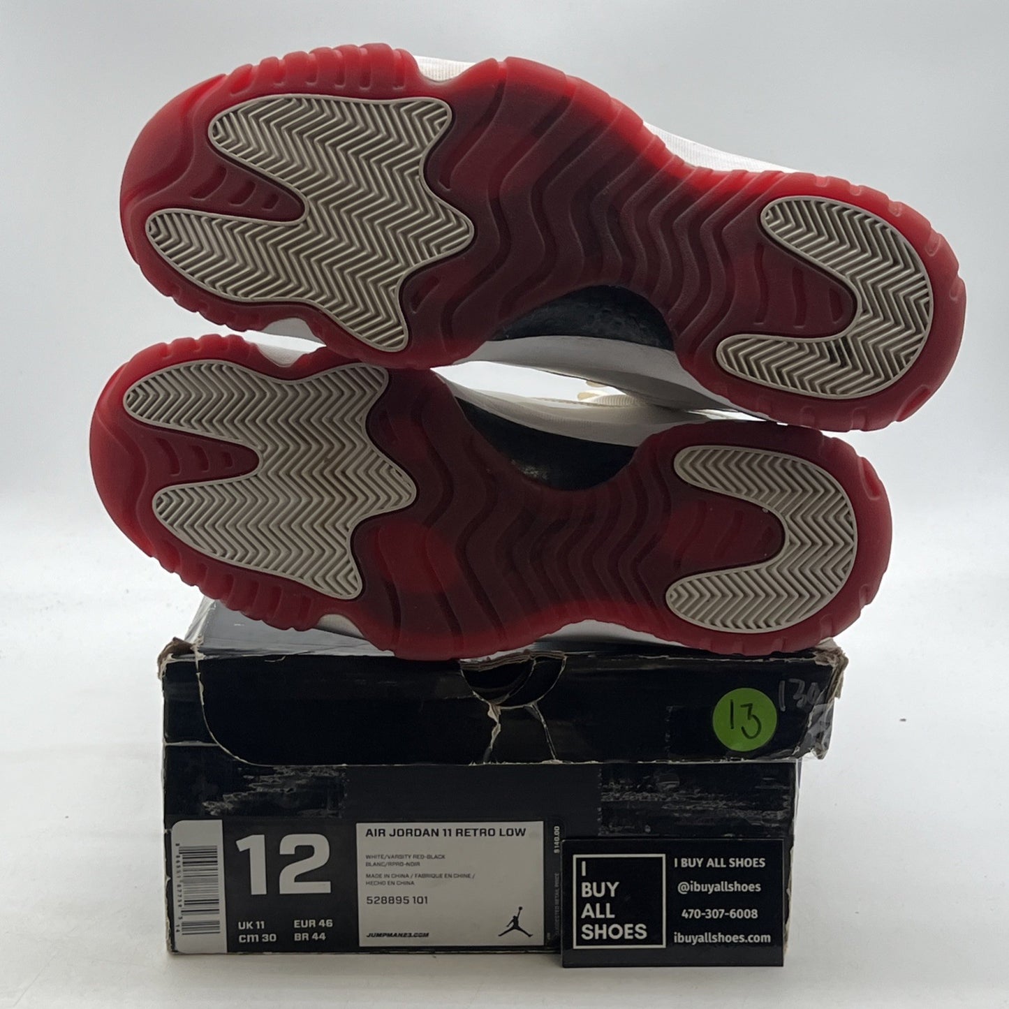 Size 12 - Air Jordan 11 Retro Low Cherry Bottom (528895-101)