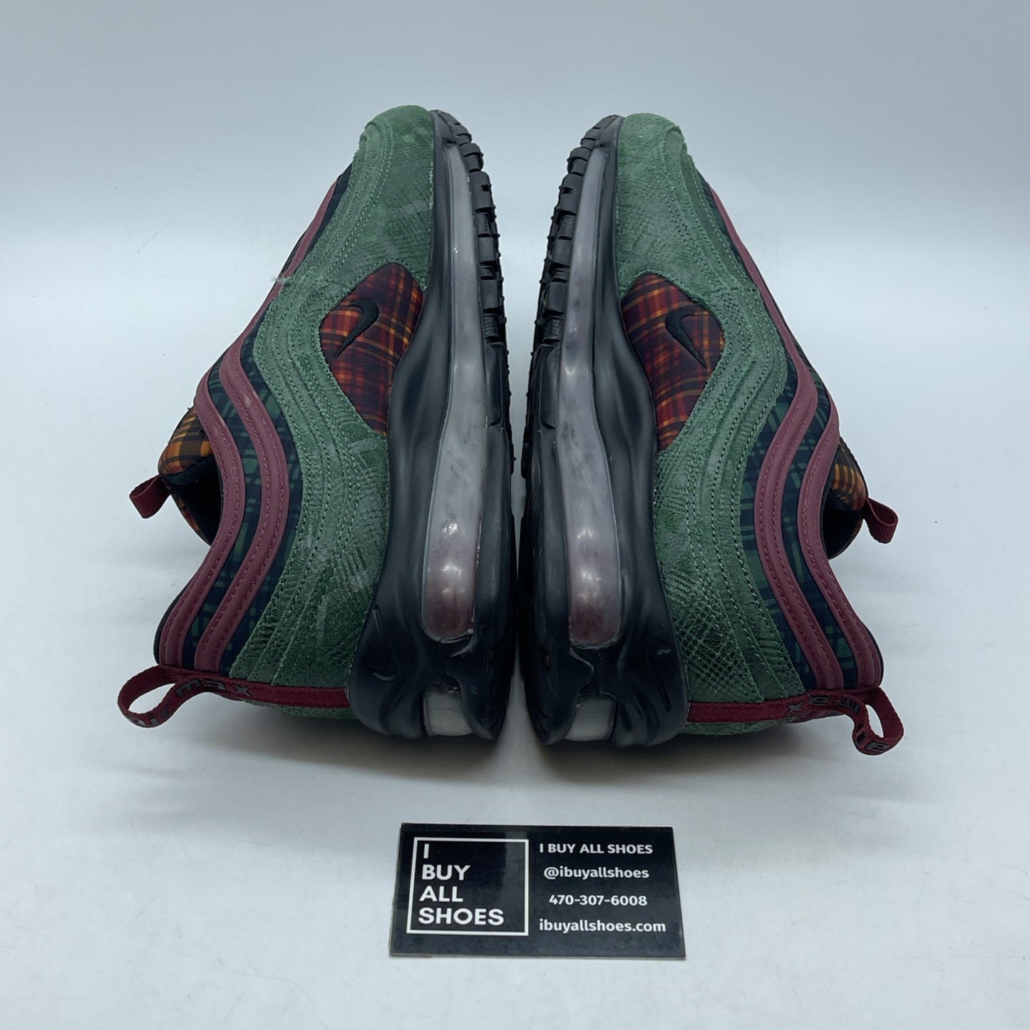 Size 11.5 - Nike Air Max 97 NRG Jacket Pack Green Black Suede (AT6145-600)