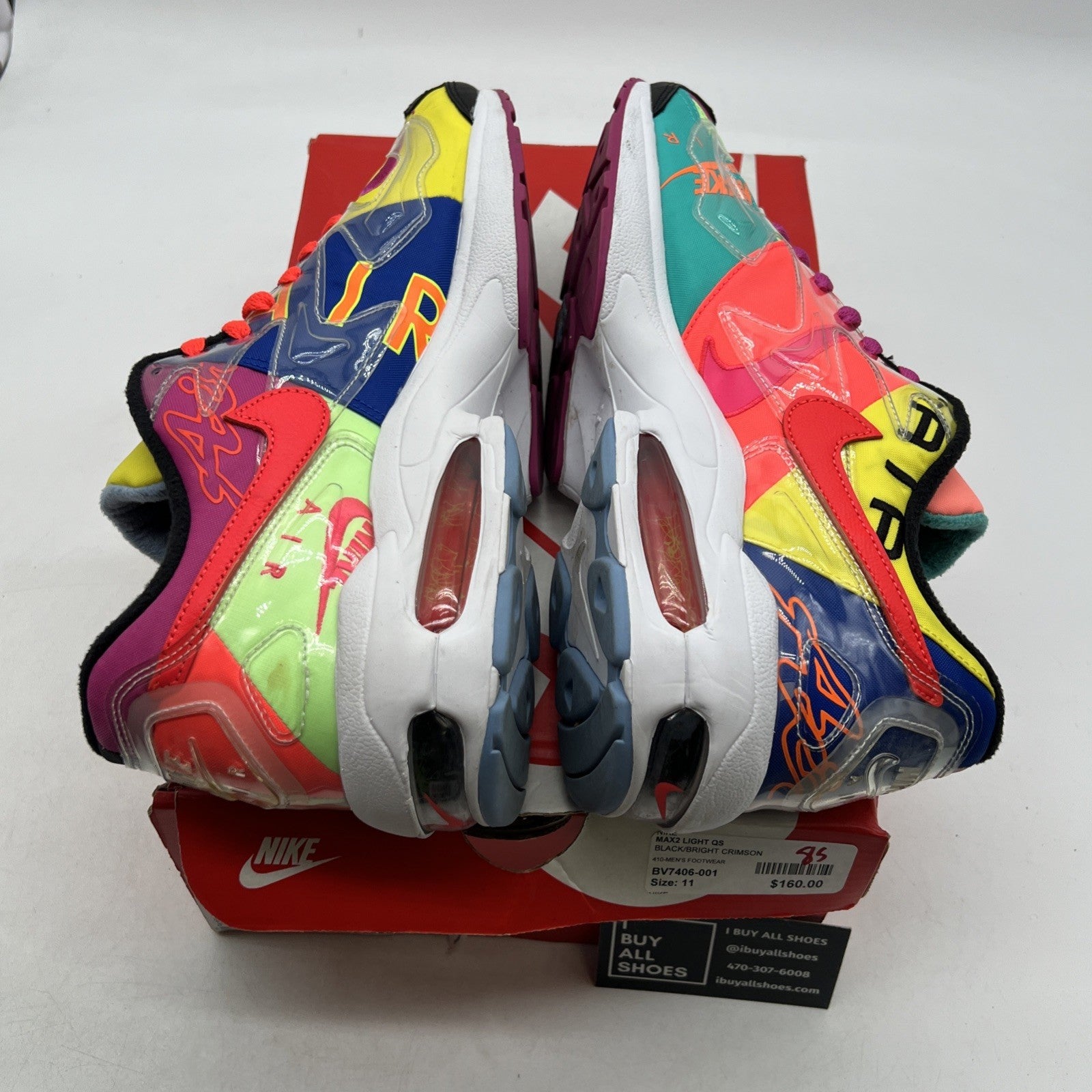 Size 11 - Nike Atmos x Air Max 2 Light QS Logos (BV7406-001)