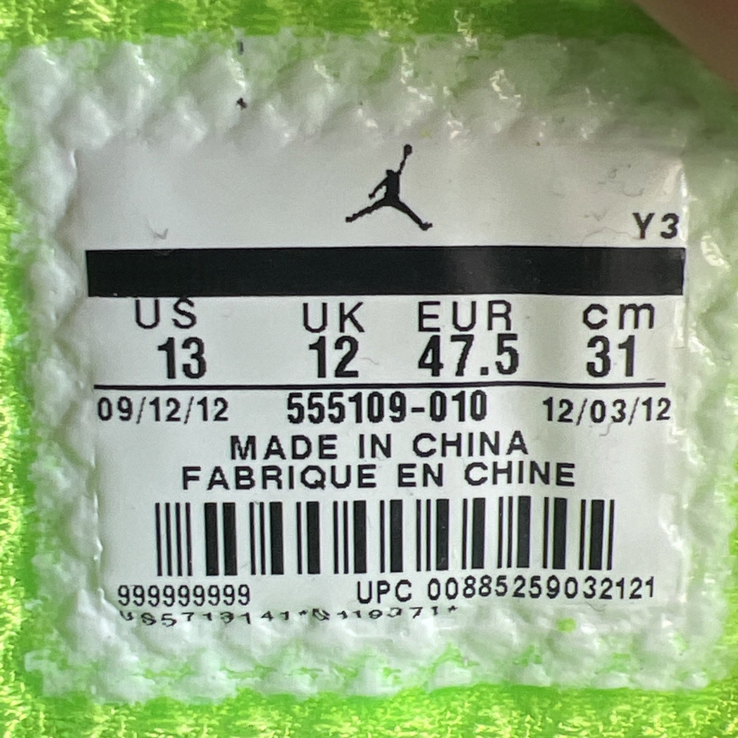 Size 13 - Air Jordan 28 Stealth All-Star (555109-010)
