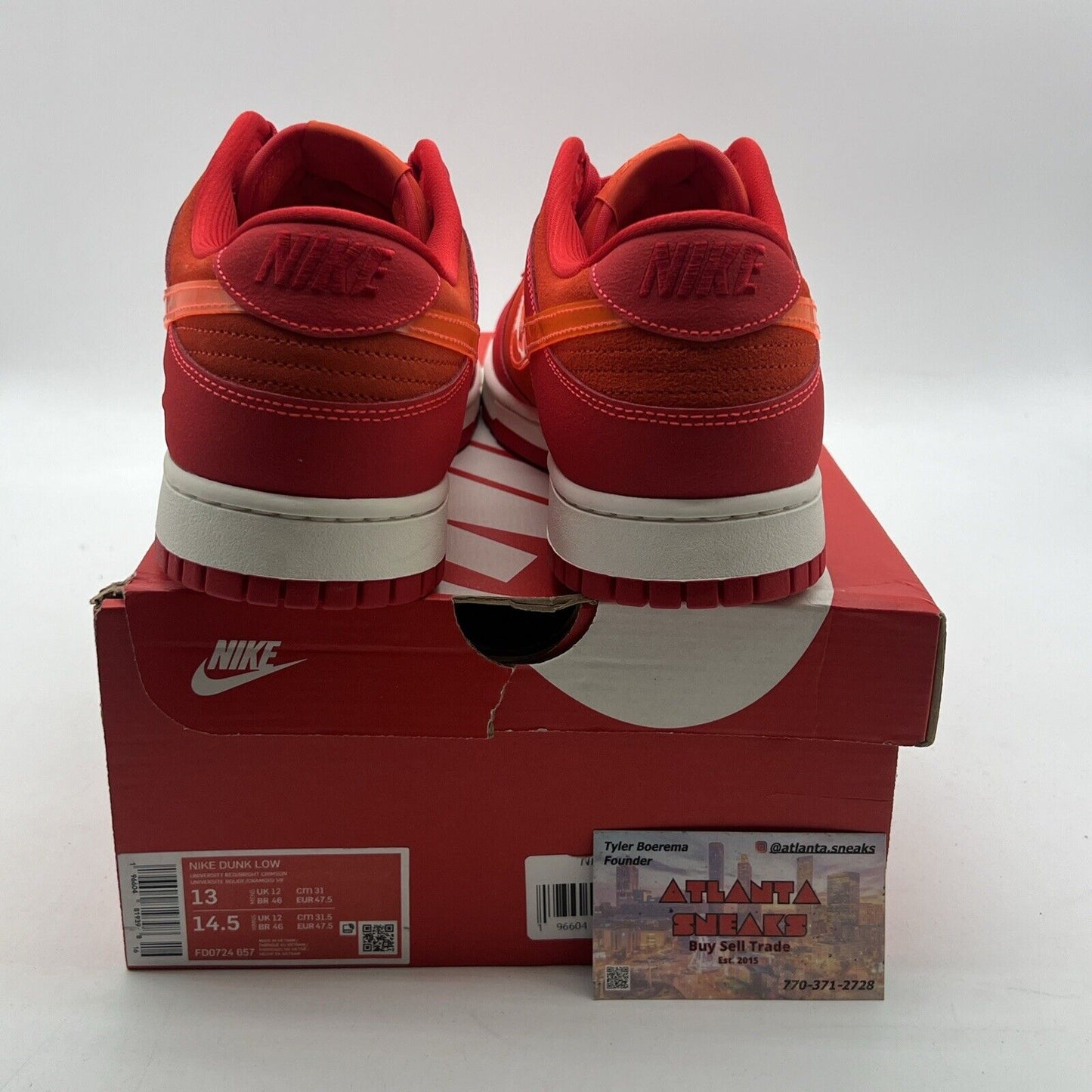 Size 13 - Nike Dunk Low ATL - (FD0724-657)