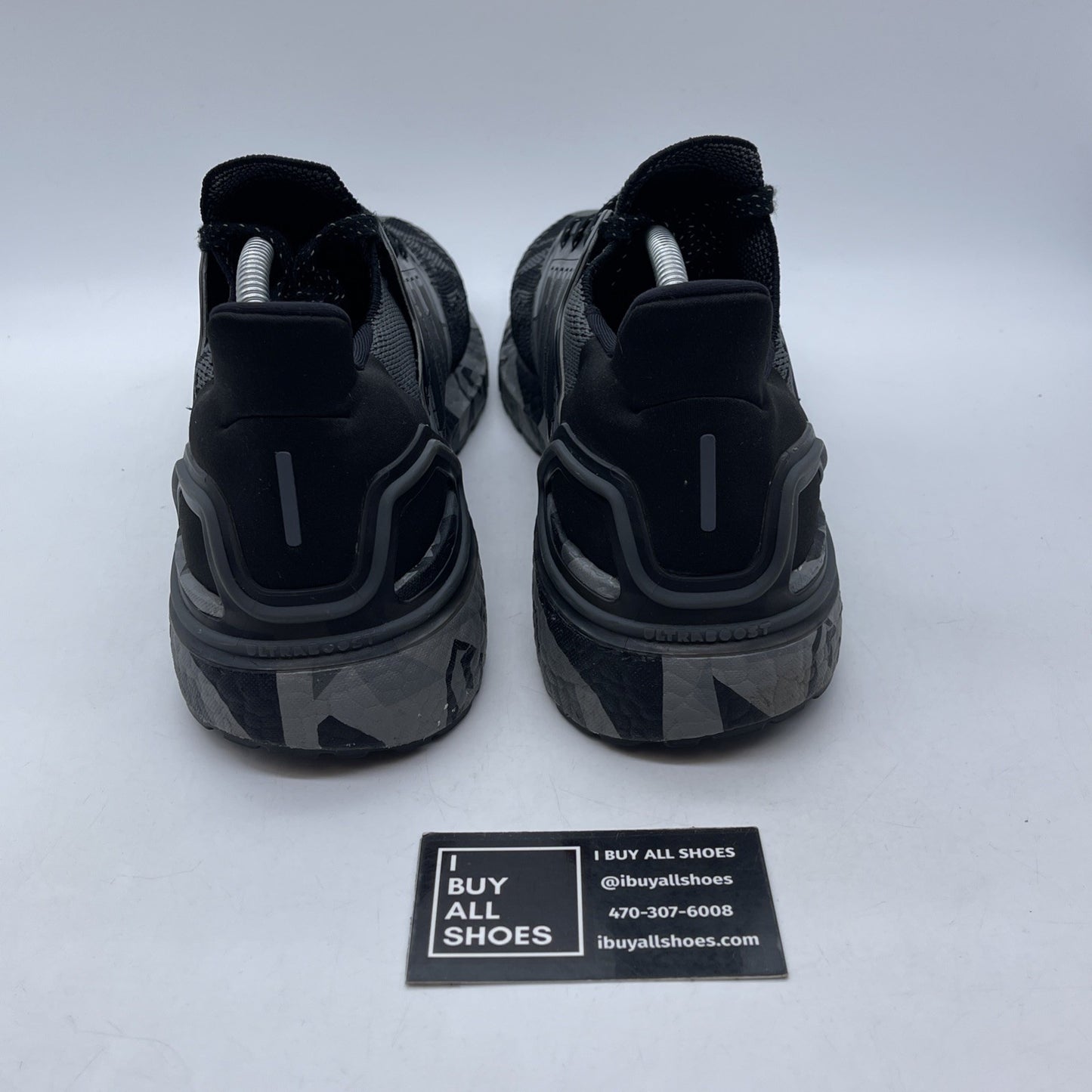 Size 10.5 - adidas UltraBoost 20 Geometric Pack - Core Black Grey (FV8329)
