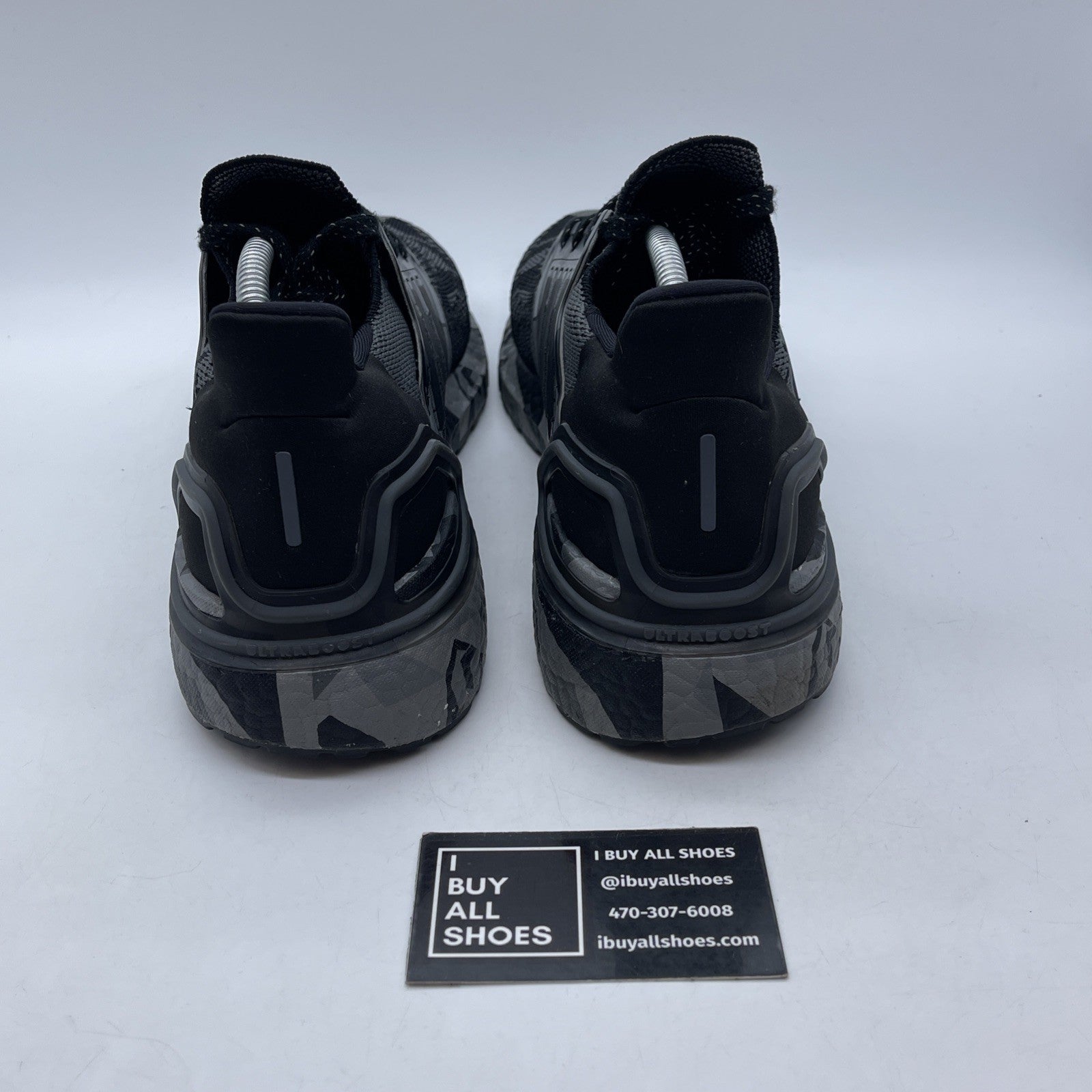 Size 10.5 - adidas UltraBoost 20 Geometric Pack - Core Black Grey (FV8329)