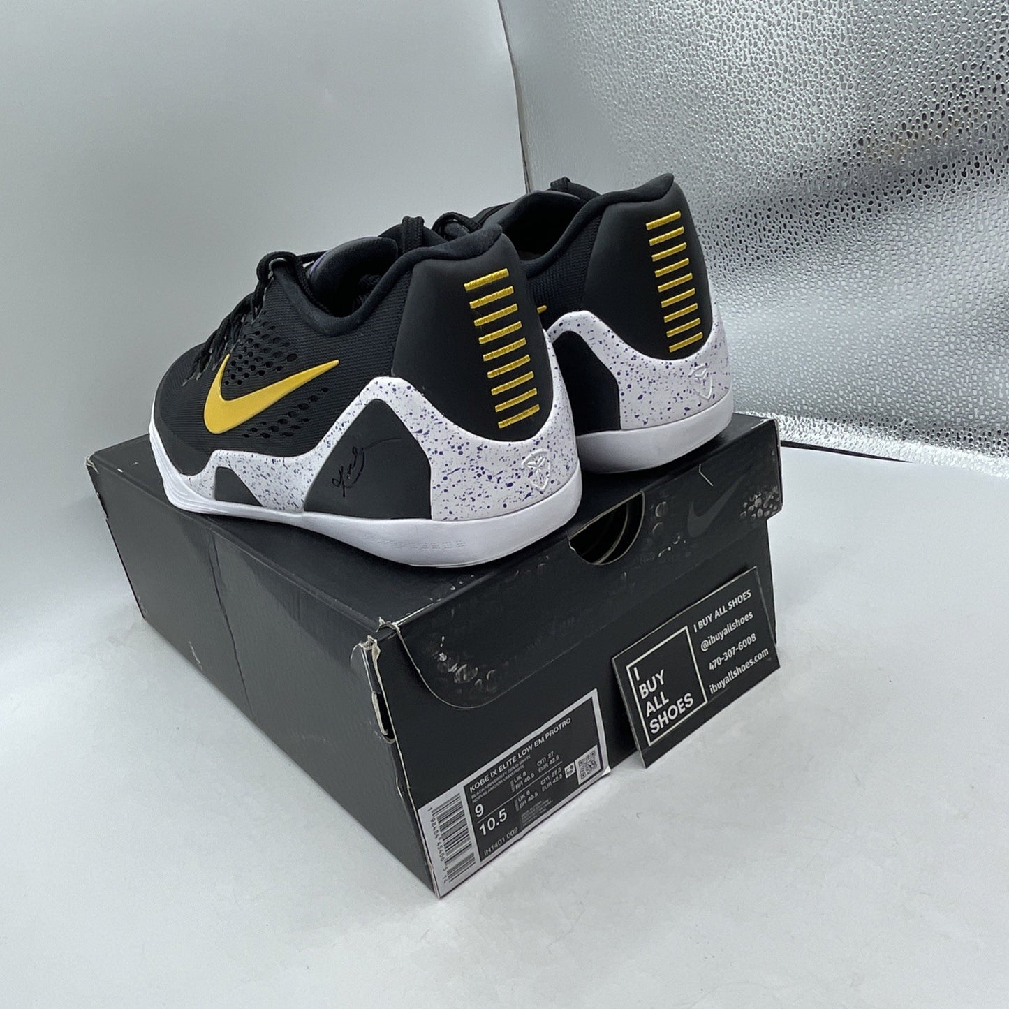 Size 9 - Nike Kobe 9 EM Protro TB Lakers Away (IH1401-002)