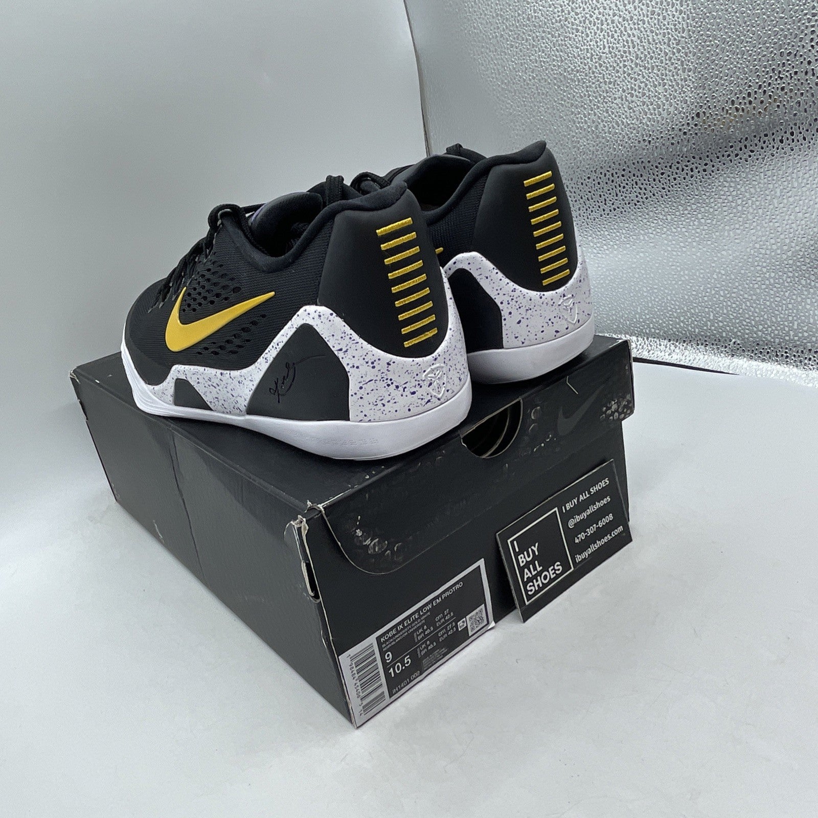 Size 9 - Nike Kobe 9 EM Protro TB Lakers Away (IH1401-002)