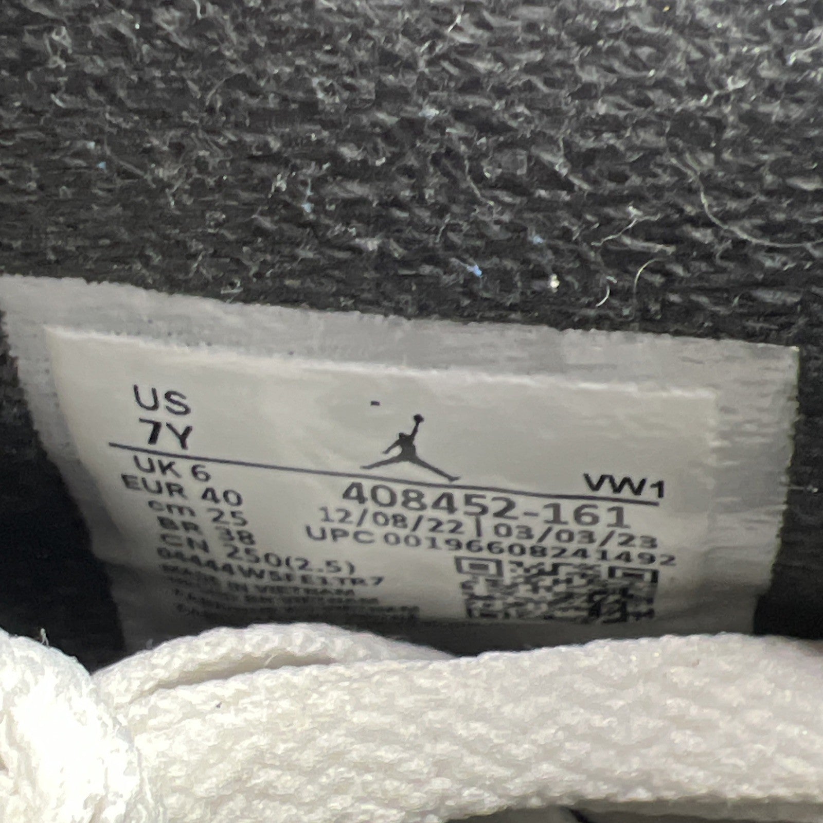 Size 7 - Air Jordan 4 Retro Mid Red Cement (408452-161)