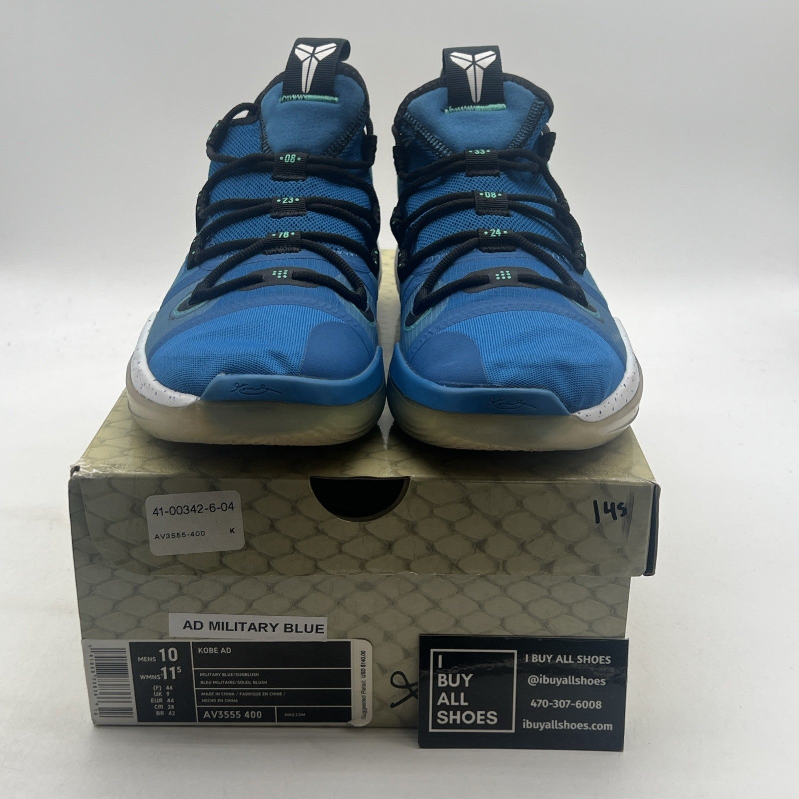 Size 10 - Nike Kobe A.D. 2018 Military Blue (AV3555-400)
