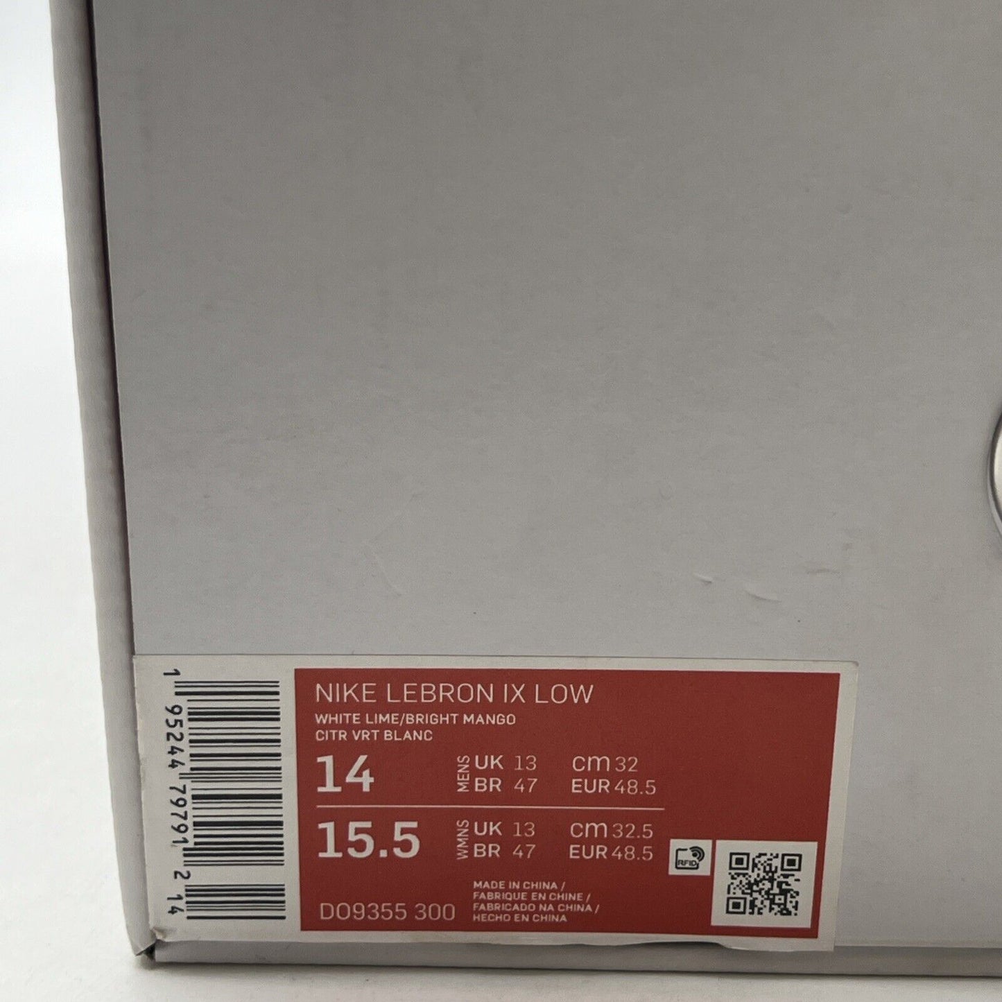 Size 14 - Nike LeBron 9 Low LeBronold Palmer (D09355-300)