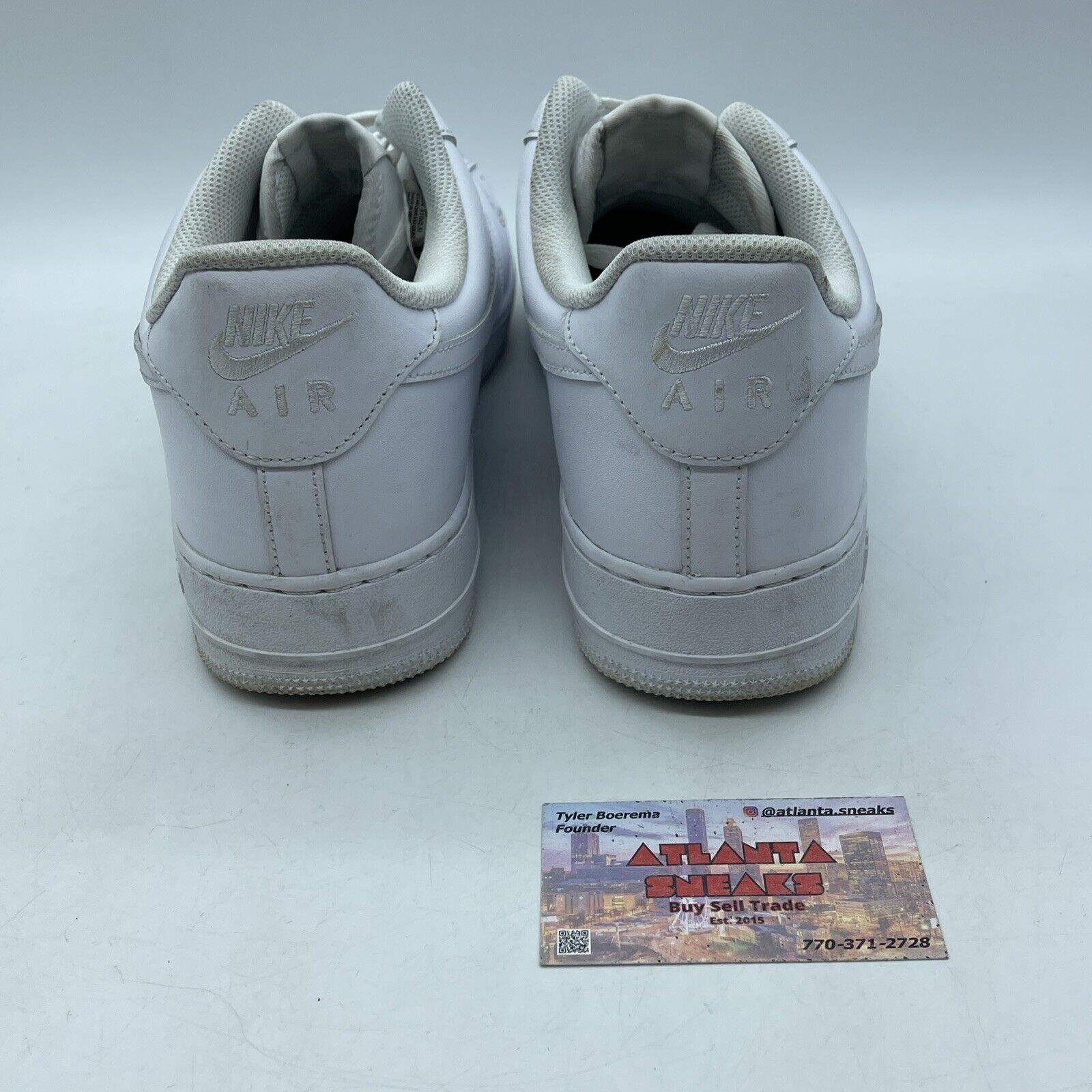 Size 13 - Nike Air Force 1 Low '07 White Leather (315122-111)