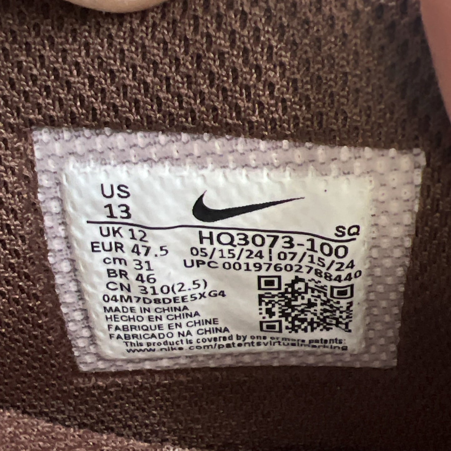Size 13 - Nike Travis Scott x Zoom Field Jaxx Light Chocolate (HQ3073-100)