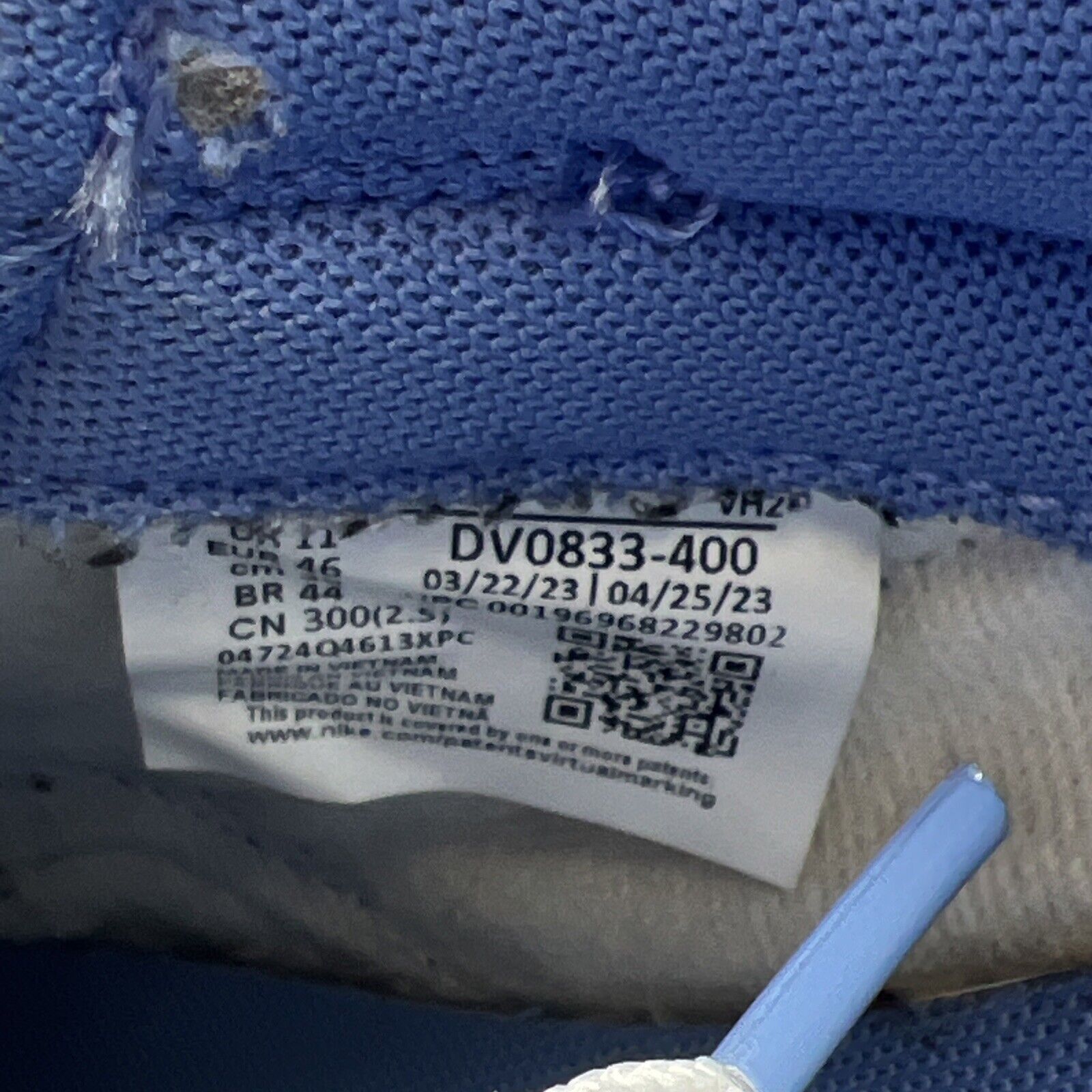 Size 12 - Nike Dunk Low Polar Blue (DV0833-400)