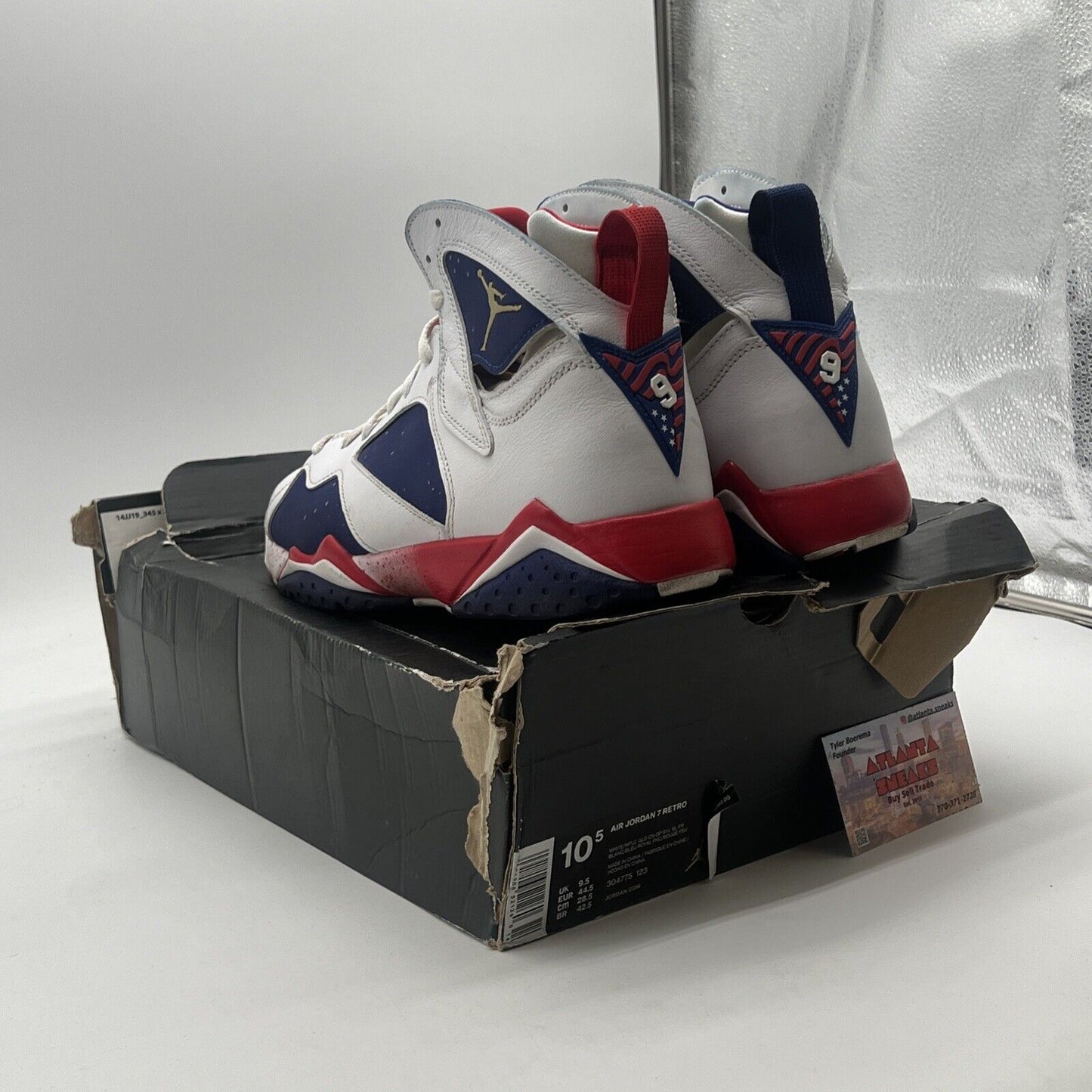 Size 10.5 - Air Jordan 7 Retro Tinker Alternate (304775-123)