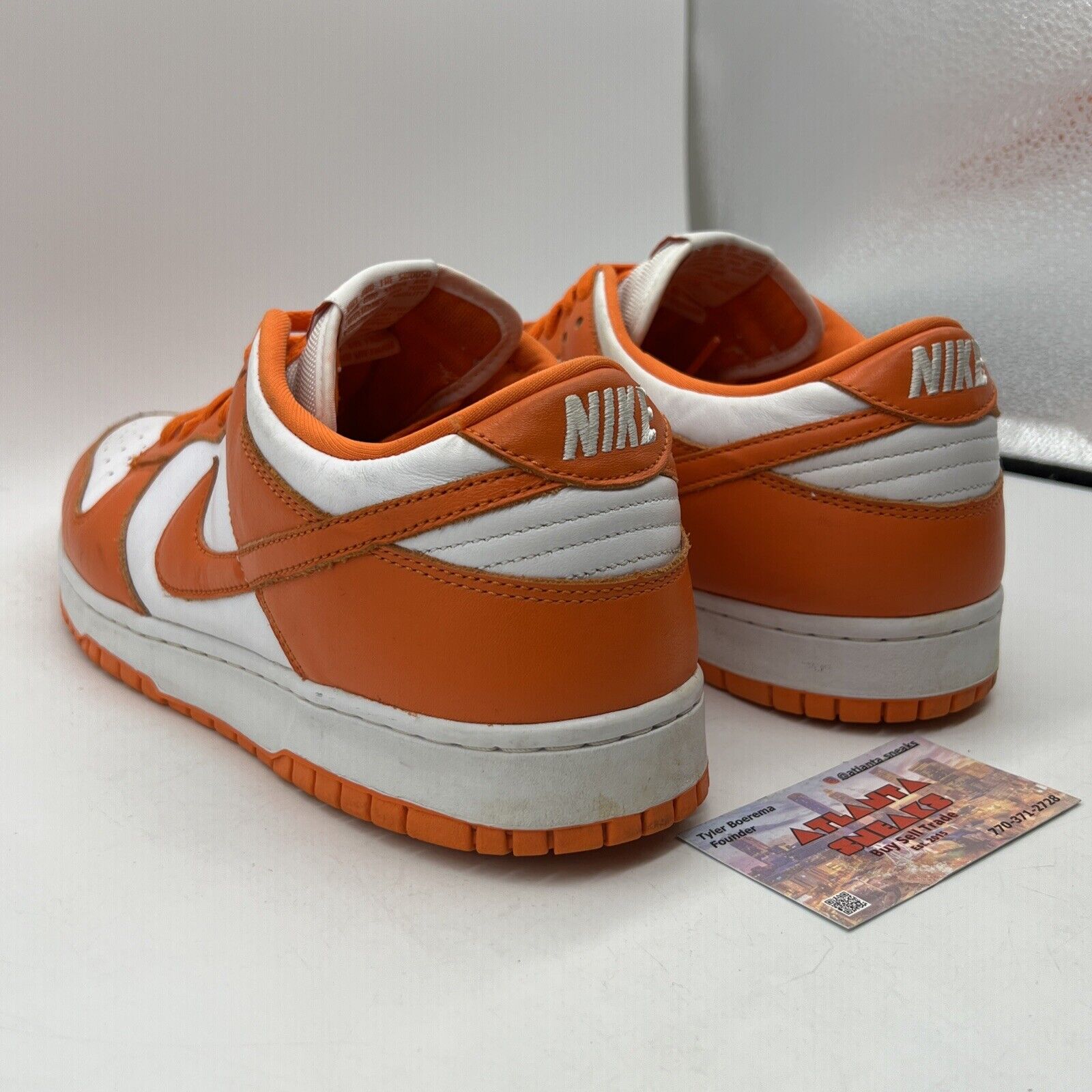 Size 12 - Nike Dunk Low Retro SP Syracuse 2020 Orange White Leather (CU1726-101)