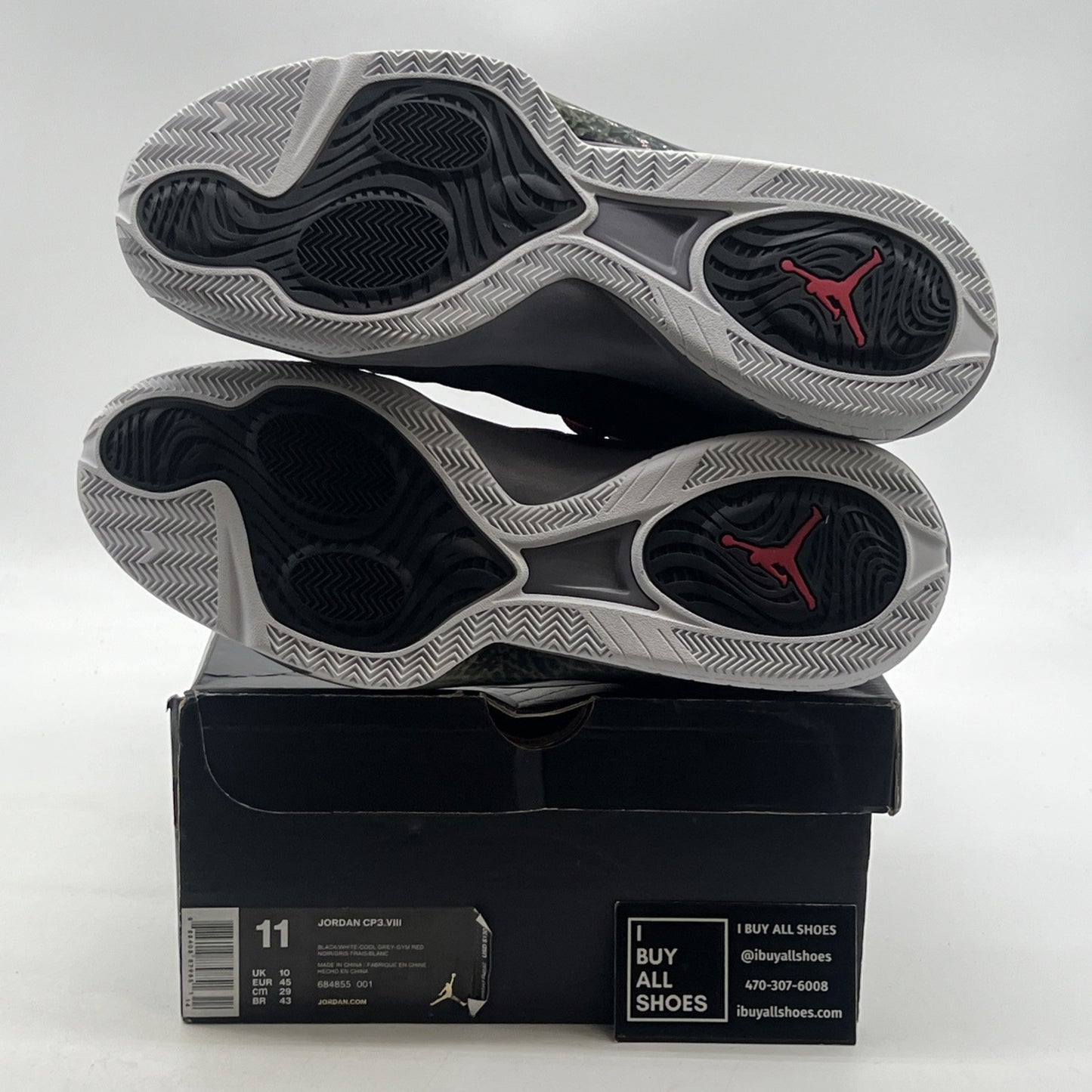 Size 11 - Air Jordan CP3.VIII Black (684855-001)