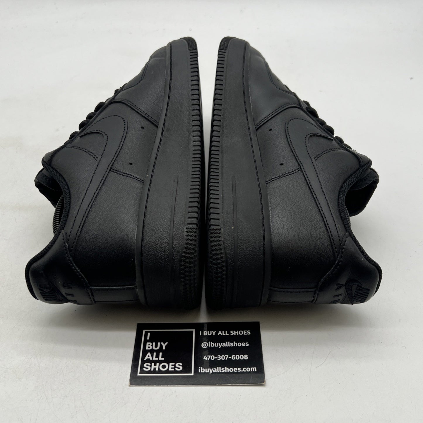 Size 9.5 - Nike Air Force 1 '07 Low Triple Black (CW2288-001)
