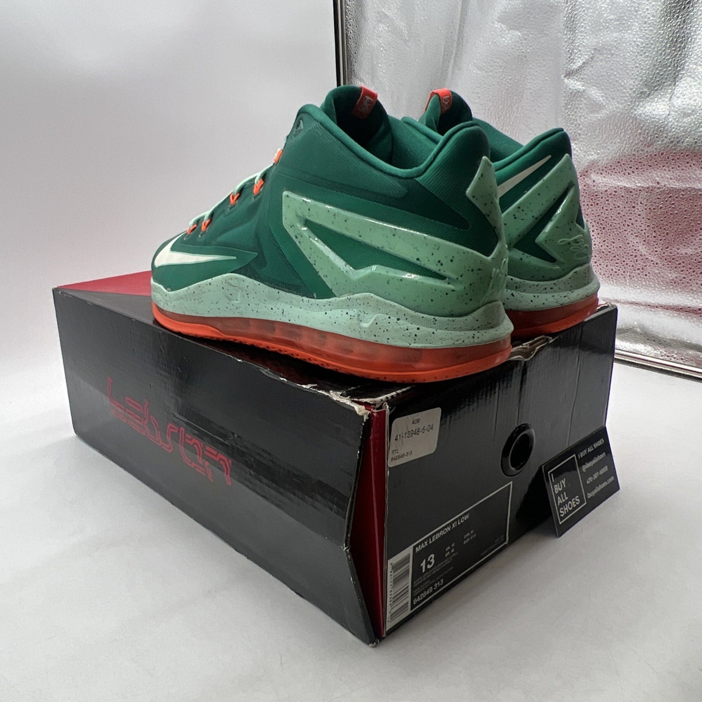 Size 13 - Nike Max LeBron 11 Low Biscayne (642849-313)