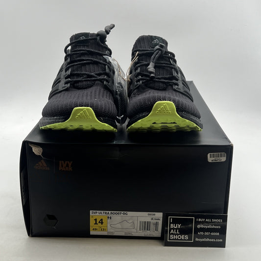 Size 14 - Adidas Ivy Park x UltraBoost Black Hi-Res Yellow (GX0200)