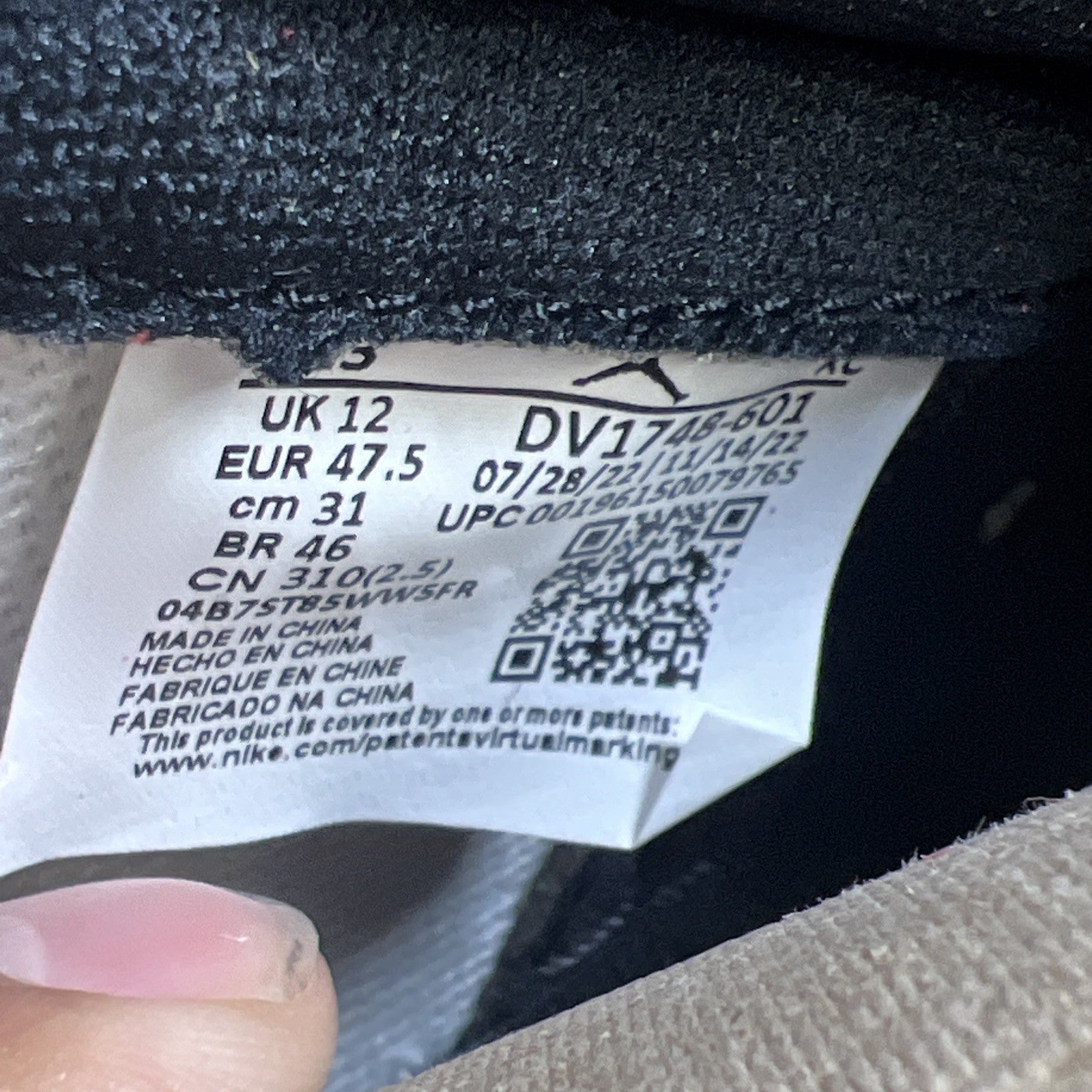 Size 13 - Air Jordan 1 Retro OG x Marvel High Next Chapter (DV1748-601)