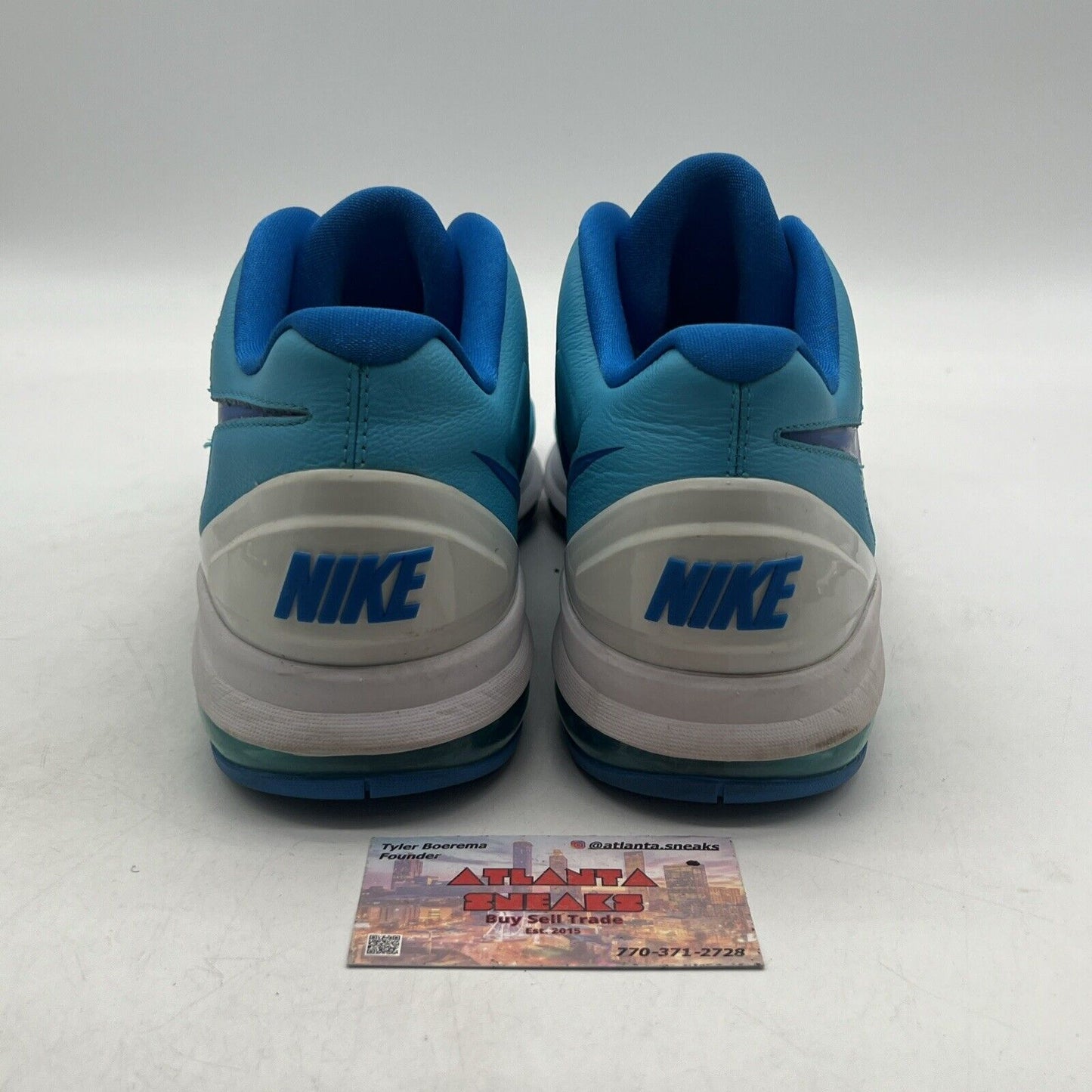 Size 12 - Nike Air Max 360 BB Low Focus Pack - Chlorine Blue