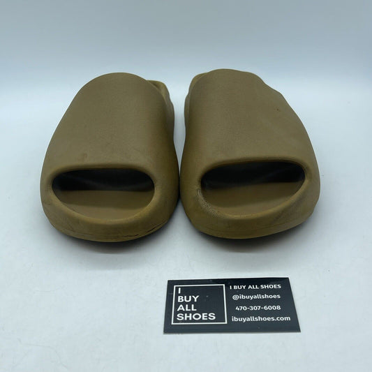 Size 11 - Adidas Yeezy Slide ochre Brown Rubber (599424-004)
