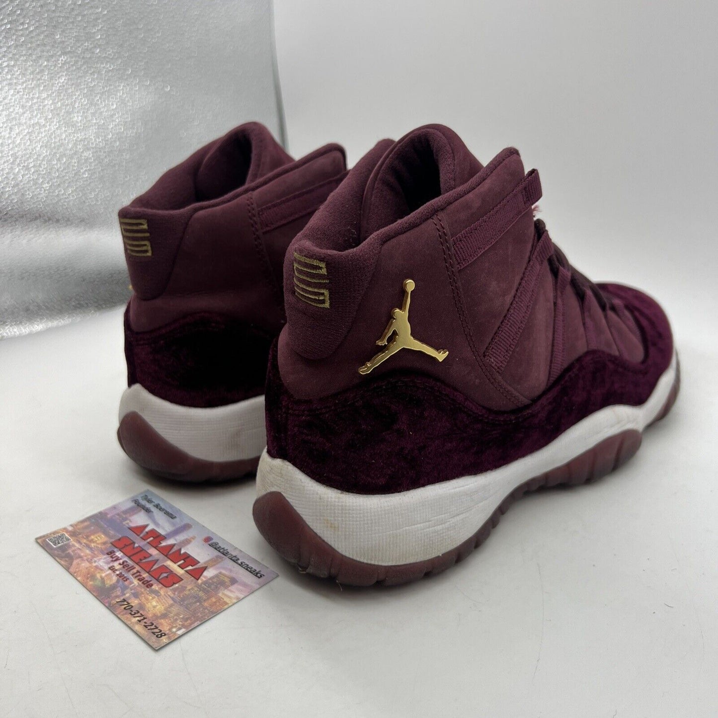 Nike Air Jordan 11 Retro GG Heiress Night Maroon (852625-650) Size 7Y