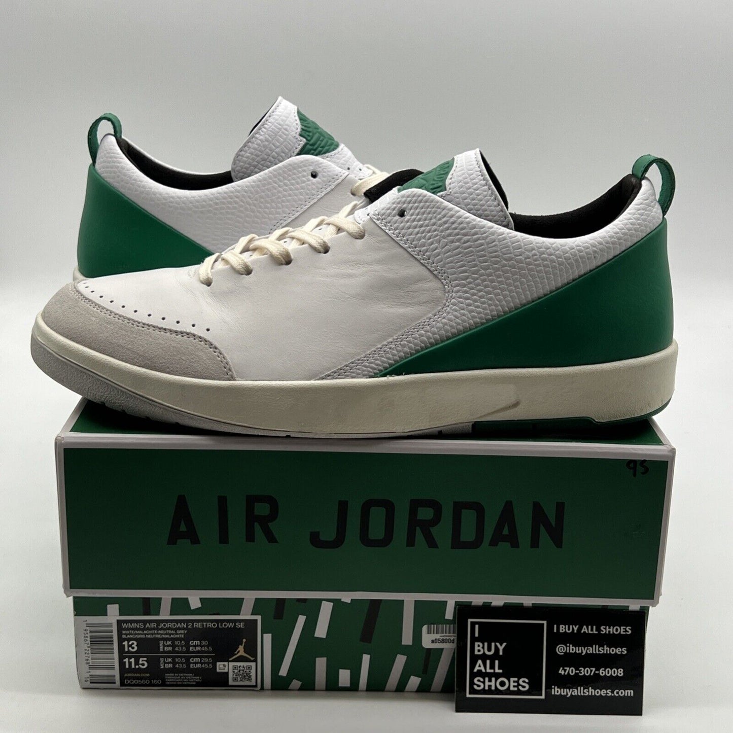 Size 13 - Nina Chanel Abney x Air Jordan 2 Retro SE Low White W (DQ0560-160)