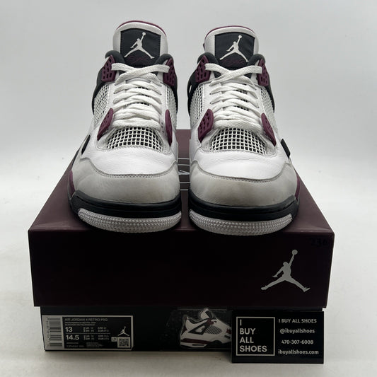 Size 13 - Air Jordan 4 Retro x Paris Saint-Germain Bordeaux 2020 (CZ5624-100)