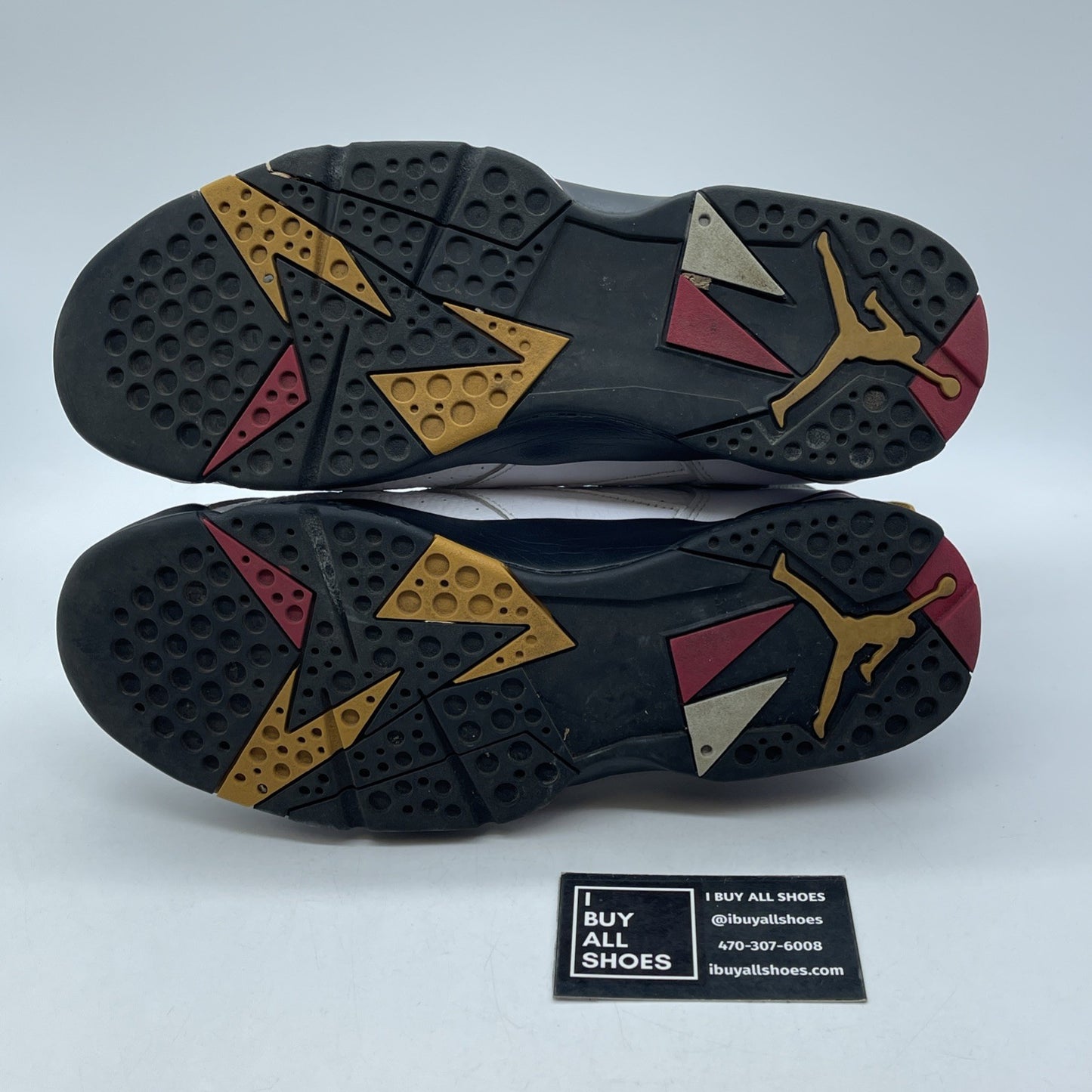 Size 10 - Jordan 7 Cardinal 2022 White Red Black Yellow Leather (CU9307-106)