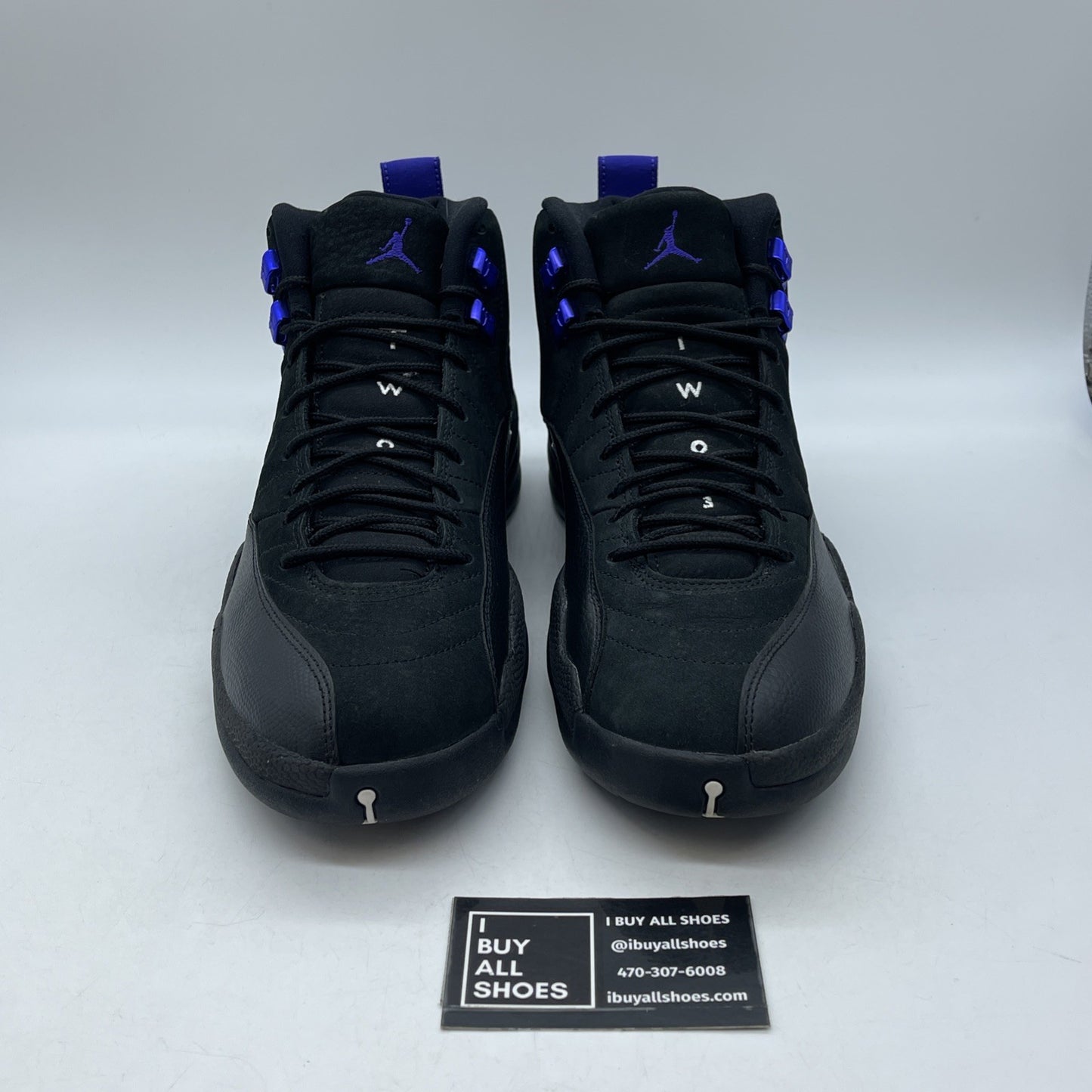 Size 10.5 - Air Jordan 12 Retro Dark Concord Black Suede (CT8013-005)