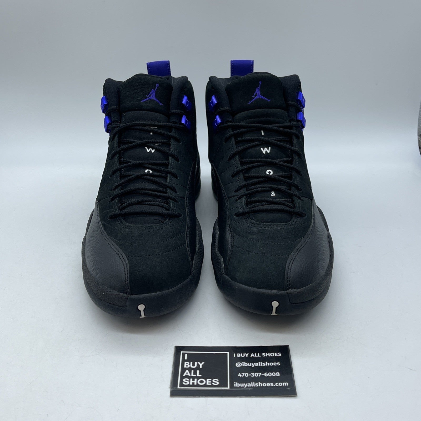 Size 10.5 - Air Jordan 12 Retro Dark Concord Black Suede (CT8013-005)