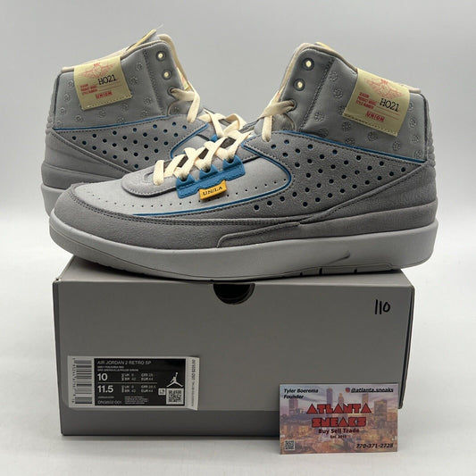 Size 10 - Jordan 2 Gray Fog 2022 Blue Cream (DN3802-001)