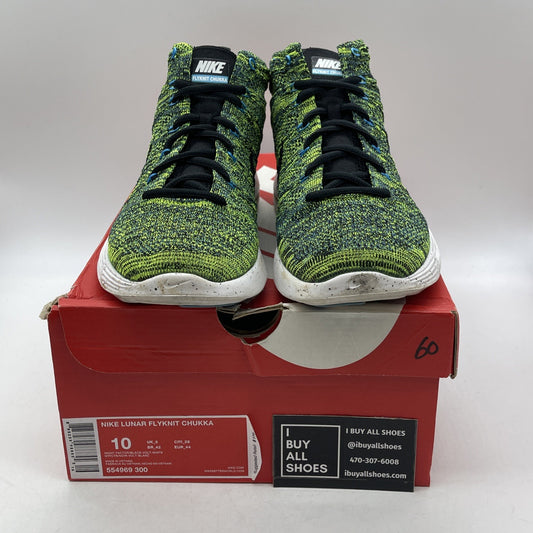 Size 10 - Nike Lunar Flyknit Chukka Green (554969-300)