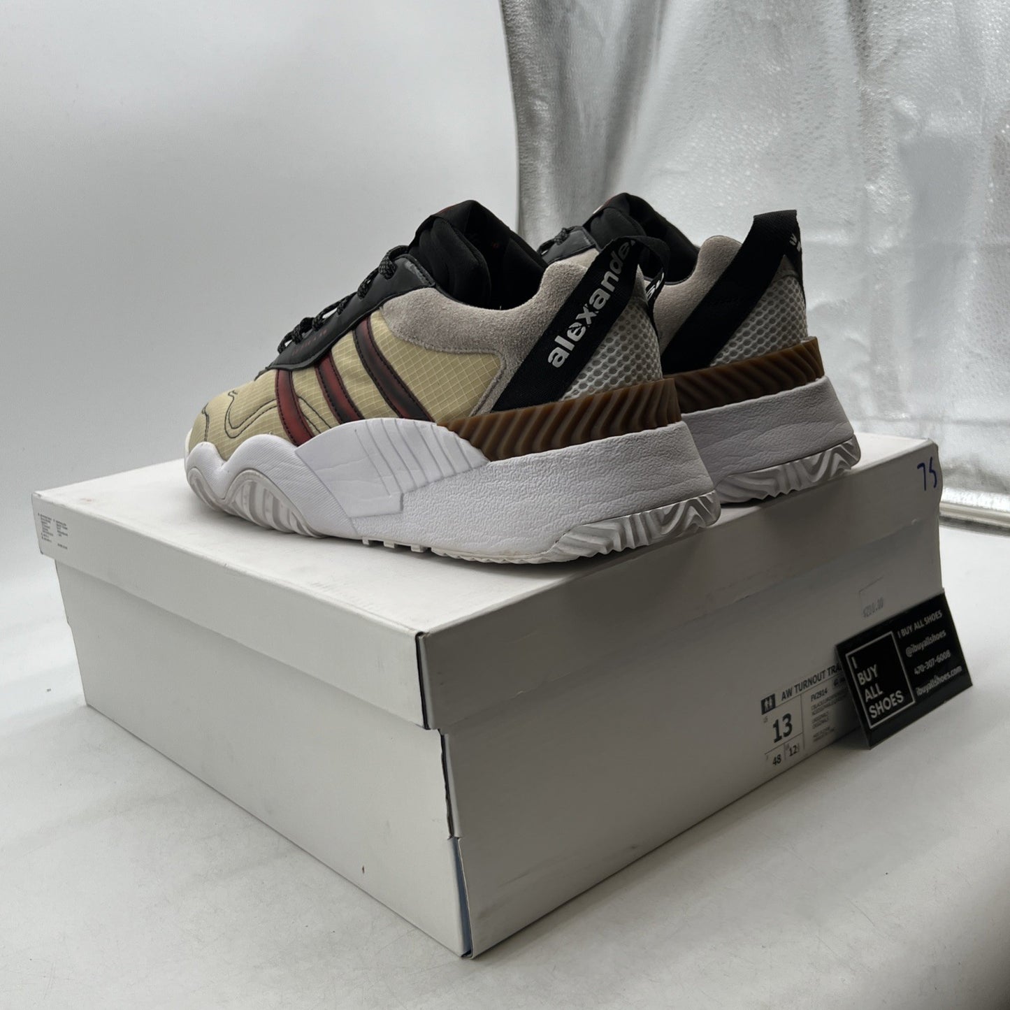 Size 13 - Adidas Alexander Wang x Turnout Trainer Light Brown (FV2914)