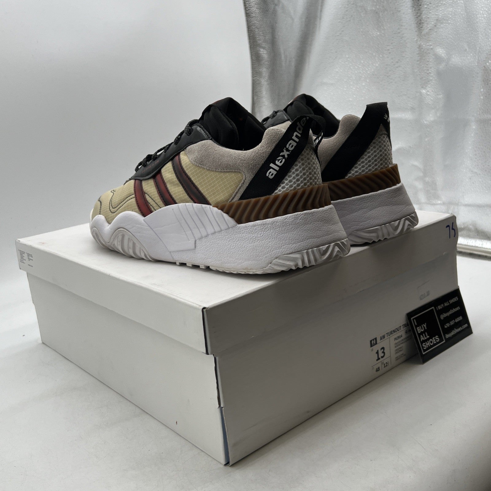 Size 13 - Adidas Alexander Wang x Turnout Trainer Light Brown (FV2914)