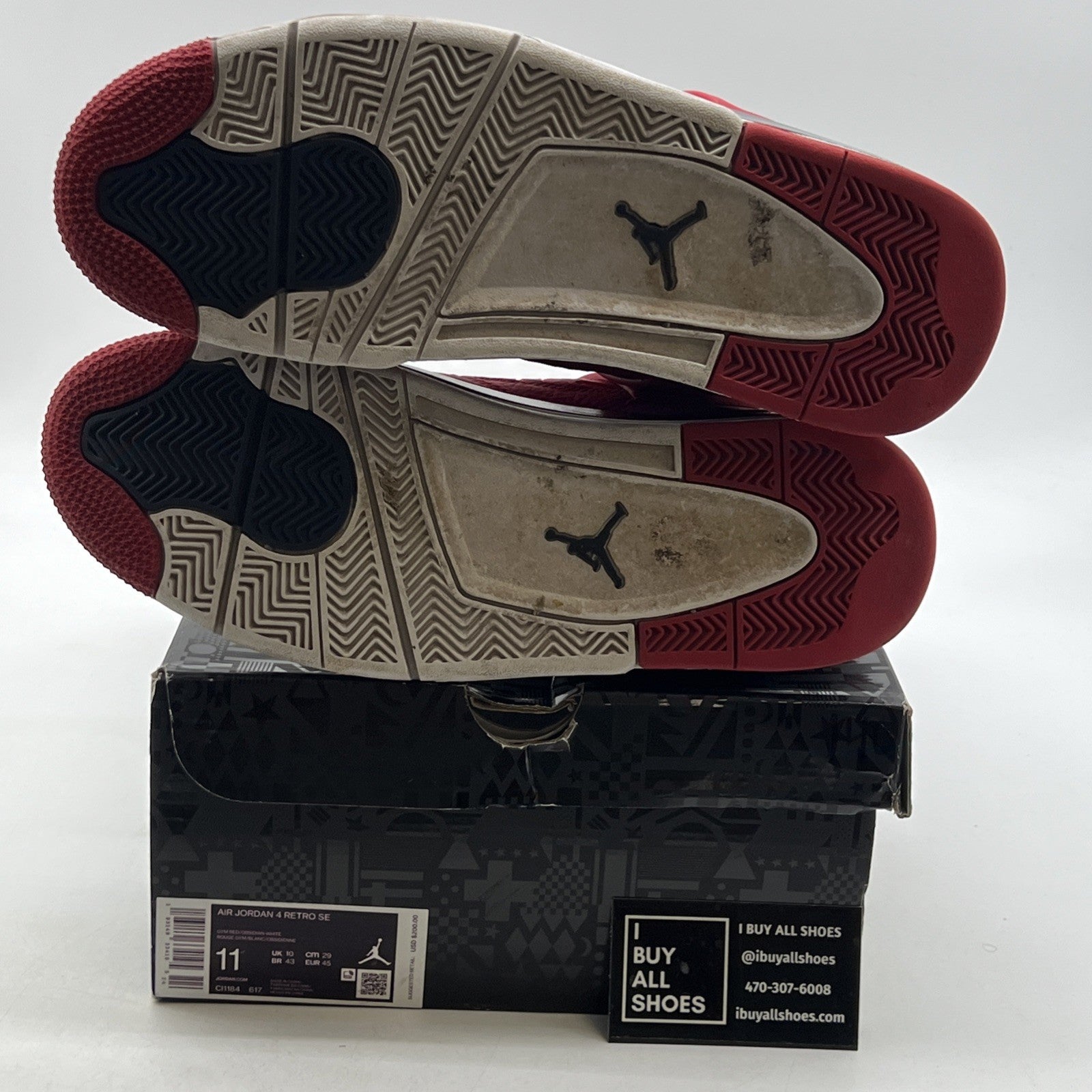 Size 11 - Air Jordan 4 Retro FIBA (CL1184-617)