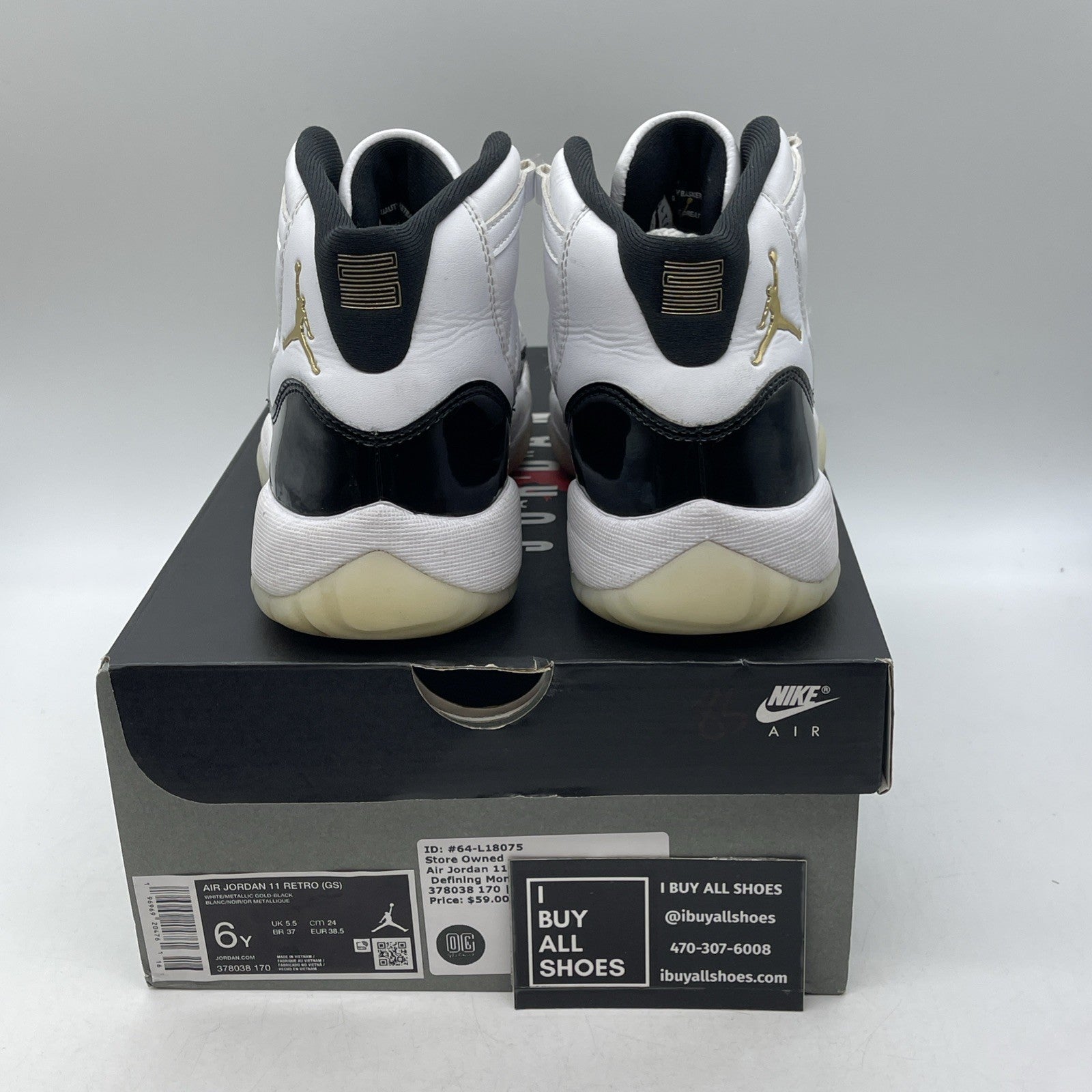 Size 6 - Air Jordan 11 Retro Mid Gratitude / Defining Moments (378038-170)