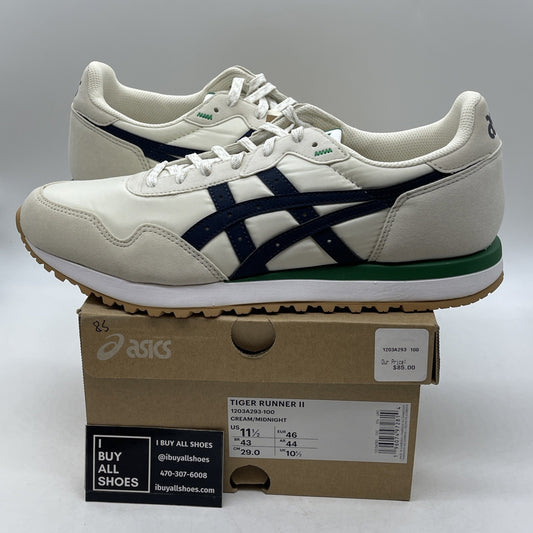 Size 11.5 - Asics Tiger Runner 2 Cream Midnight (1203A293-100)