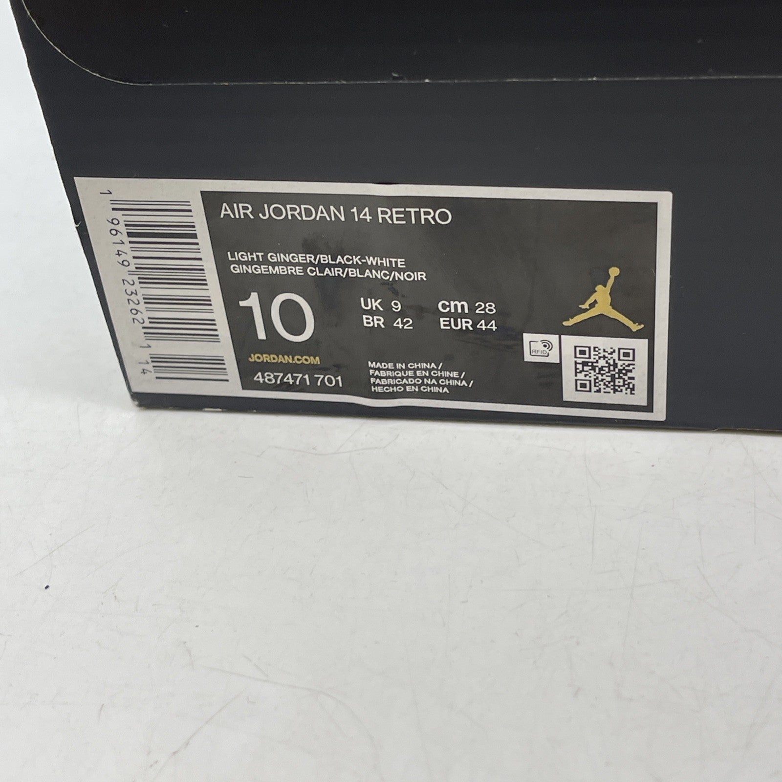 Size 10 - Air Jordan 14 Retro Light Ginger 2022 (487471-701)