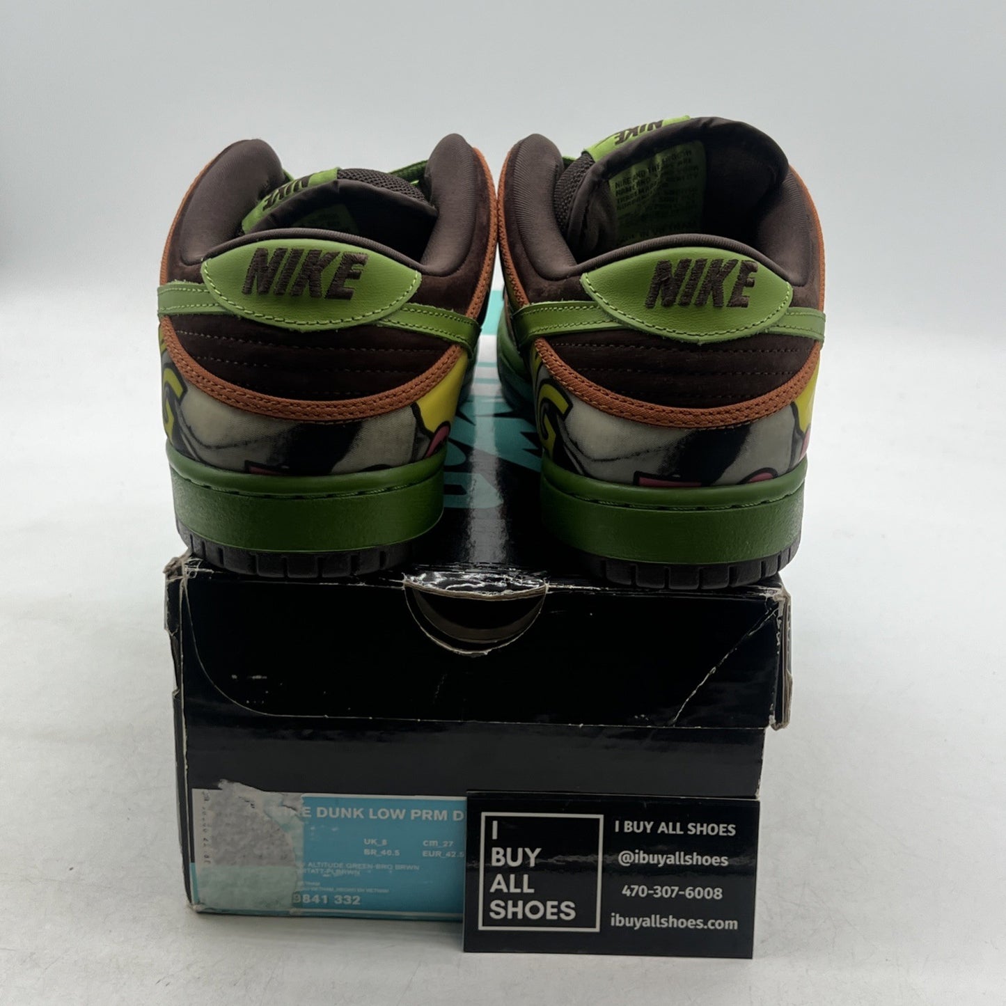 Size 9 - Nike SB Dunk Low de la soul 2015 (789841-332)