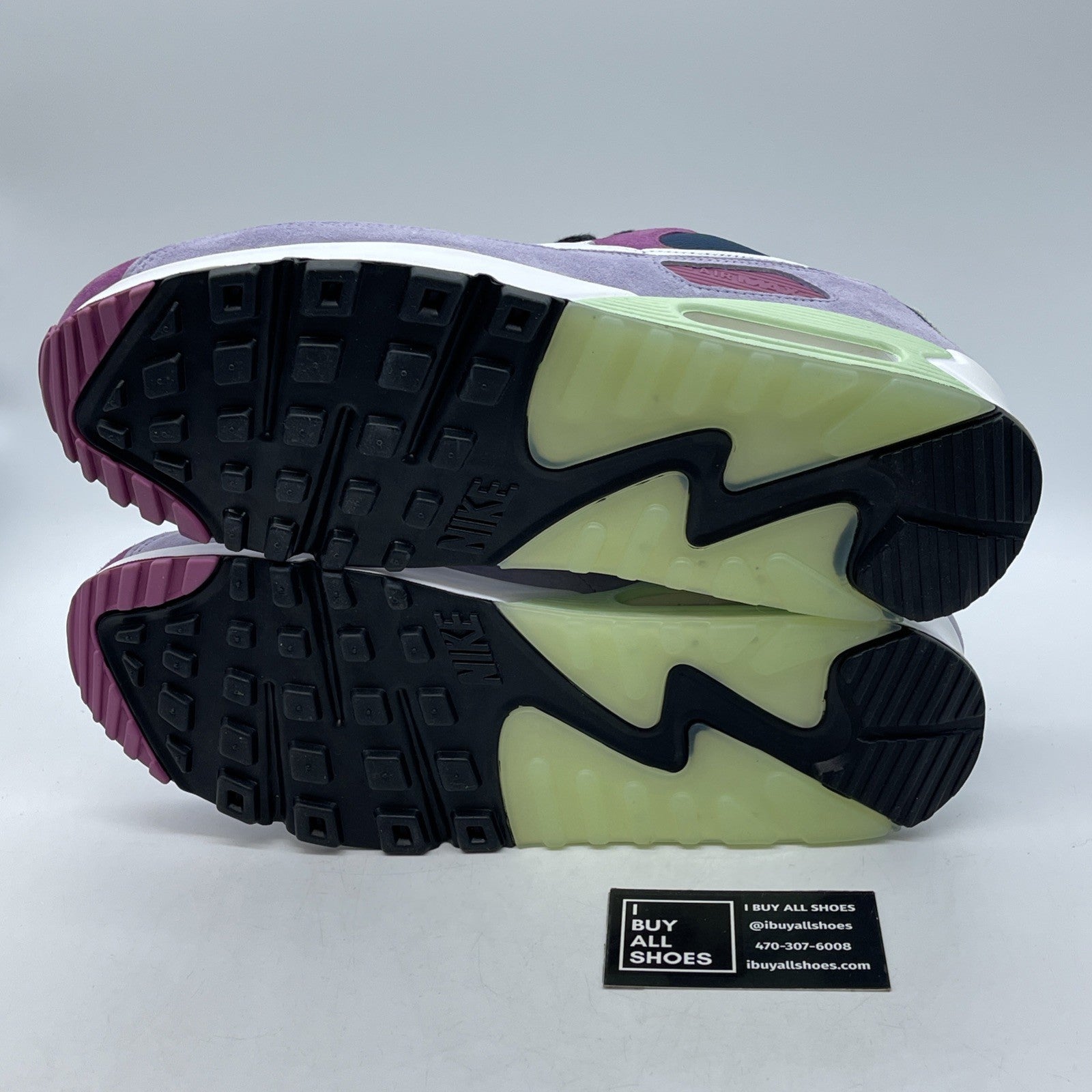 Size 13 - Nike Air Max 90 NRG Light Bordeaux Armory Navy Suede (DM0035-500)