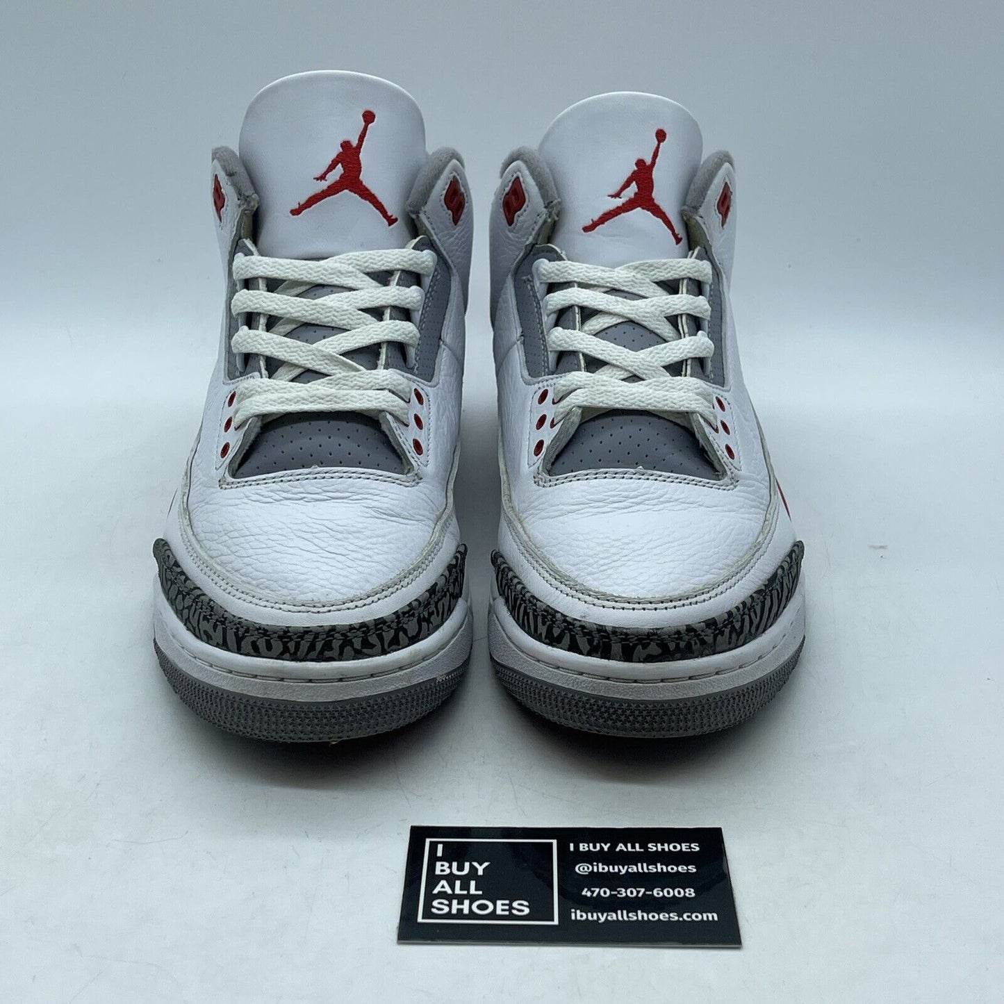 Size 10 - Jordan 3 Retro Mid Fire Red White Grey Suede Leather (DN3707-160)