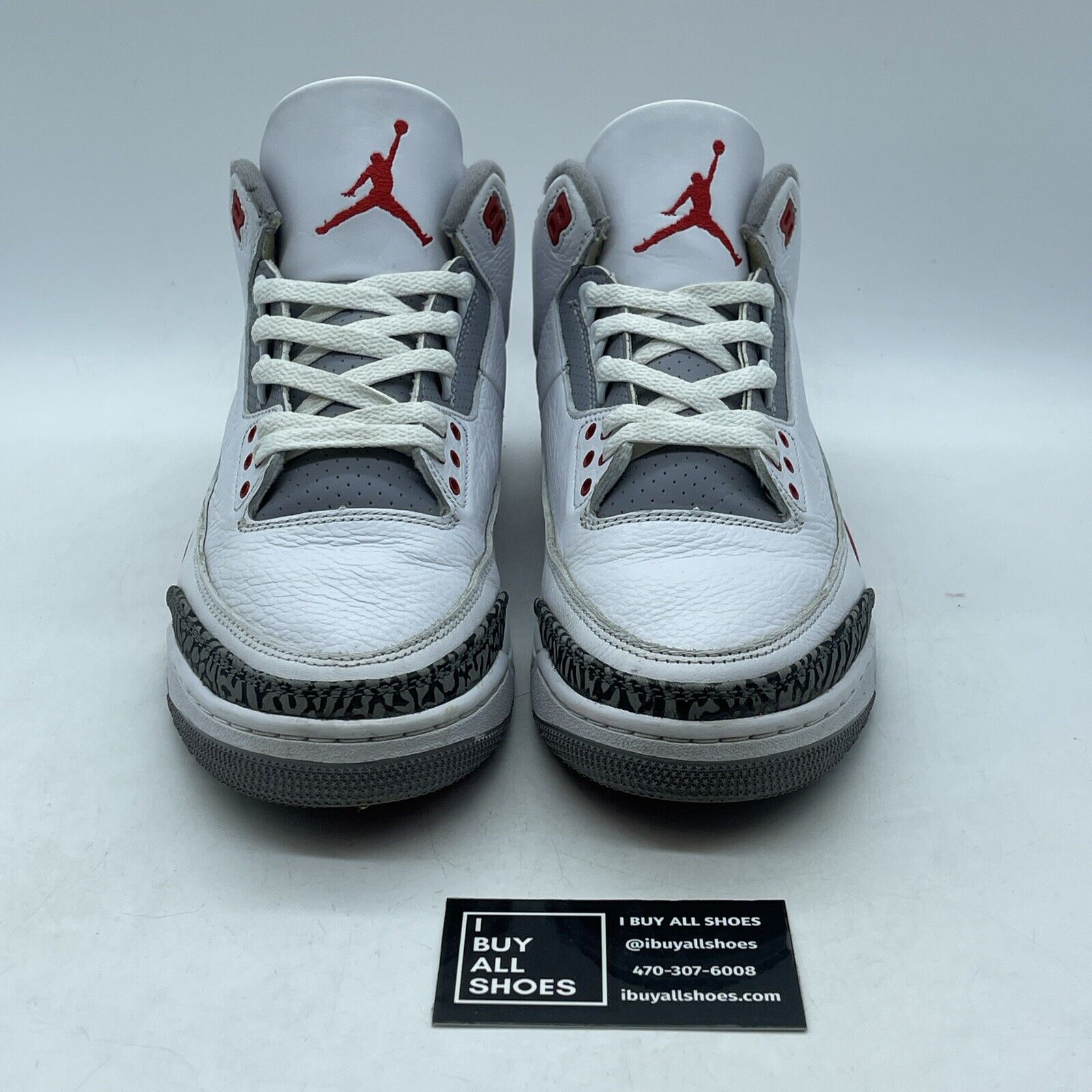 Size 10 - Jordan 3 Retro Mid Fire Red White Grey Suede Leather (DN3707-160)