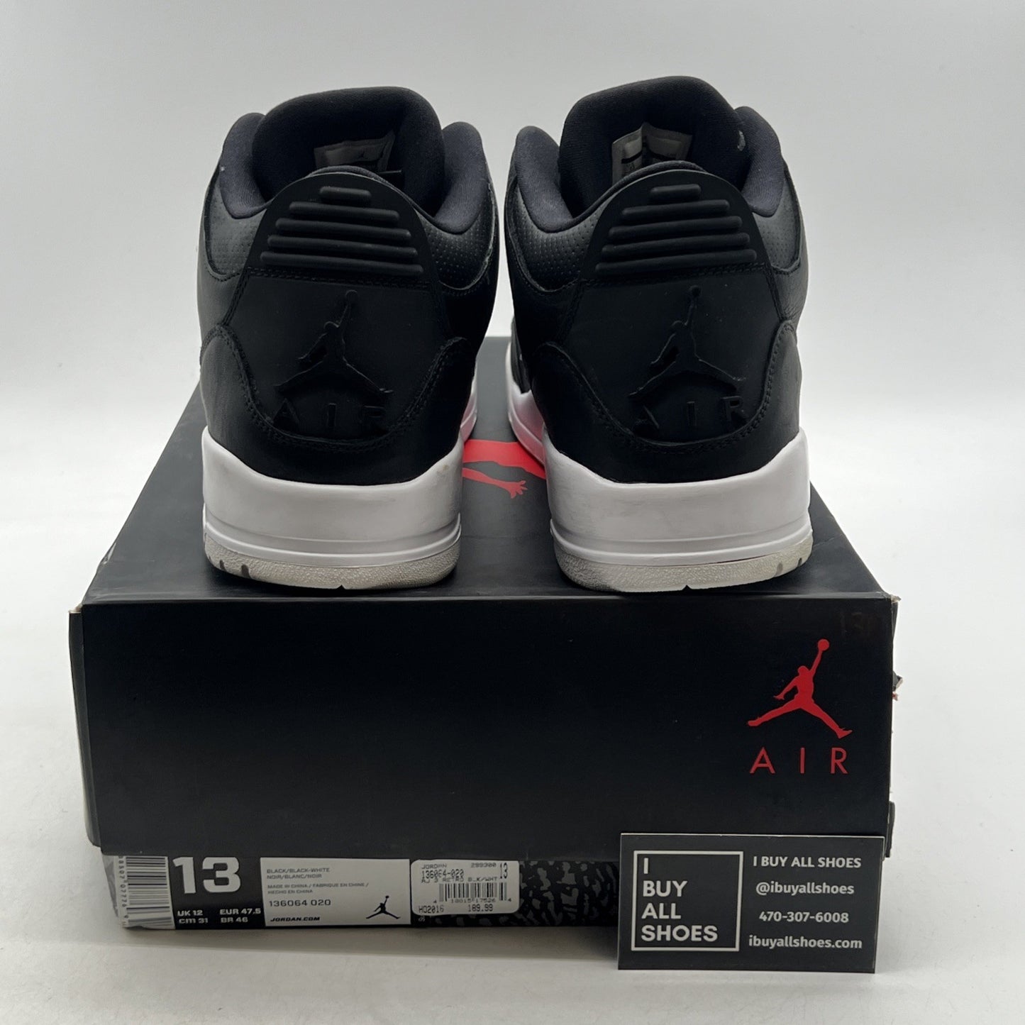 Size 13 - Air Jordan 3 Retro Cyber Monday (136064-020)